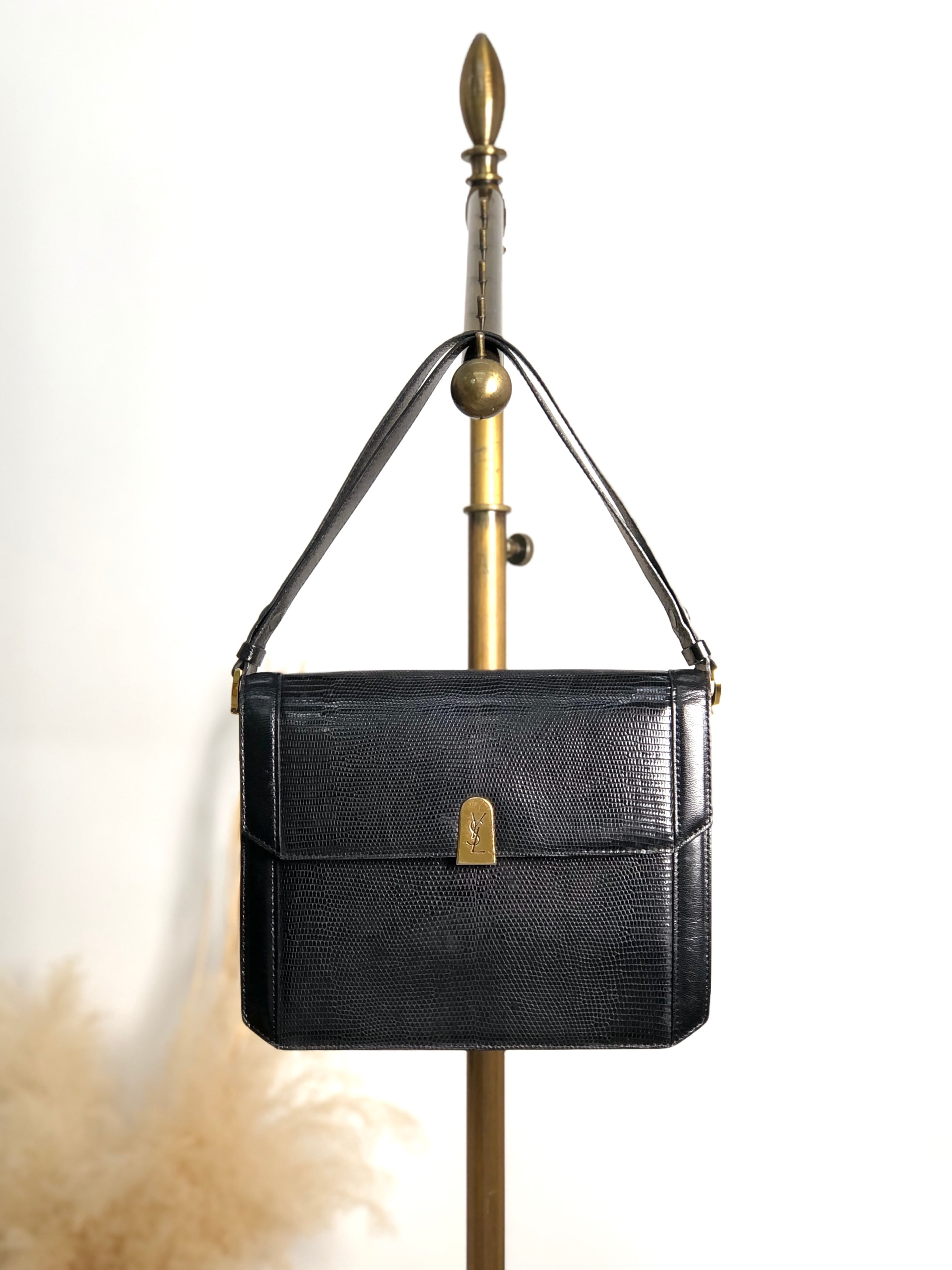 Yves Saint Laurent イヴ・サンローラン ショルダーバッグ ダーク