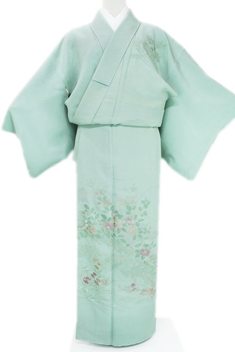 蘇州・スワトウ刺繍】 上品に華やぐ訪問着 式典・ご結婚式にも 新品の