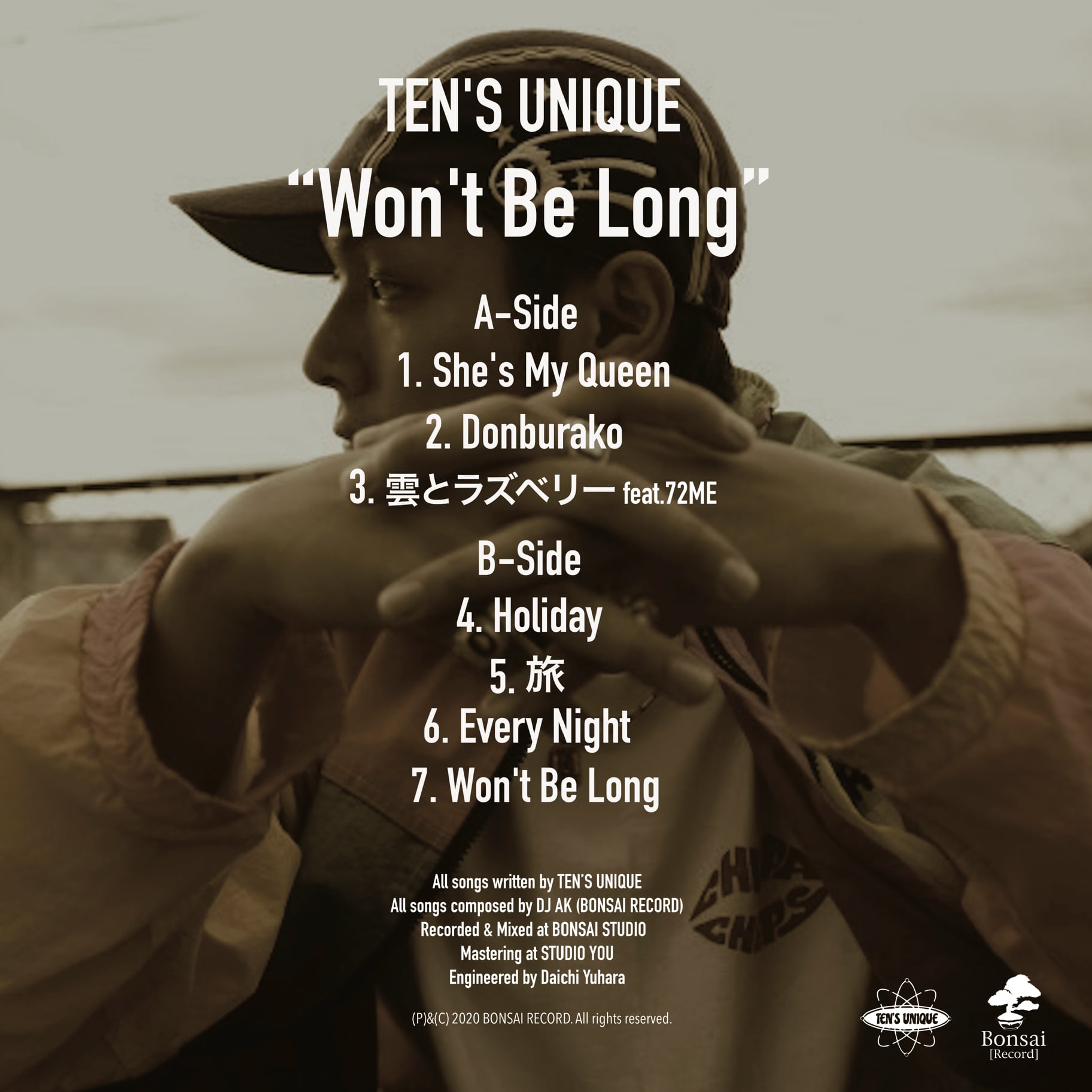 TEN'S UNIQUE『Won't Be Long』12inchアナログ盤【再入荷】 | ぼんさい