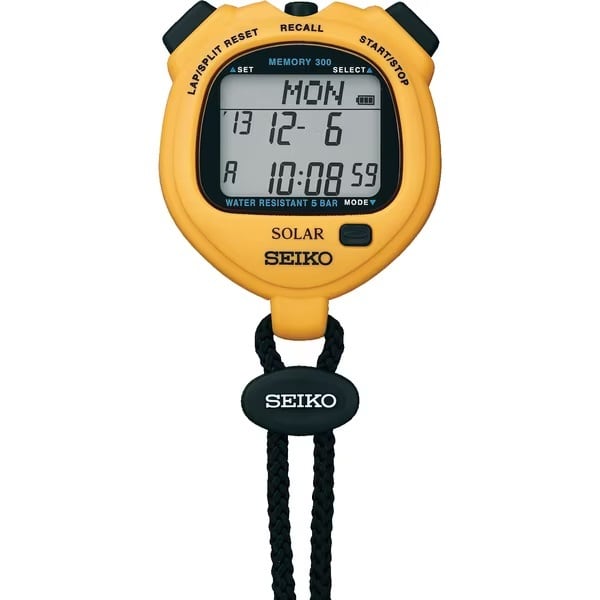 SEIKO セイコー ストップウォッチ ソーラー 大容量300メモリー 時計