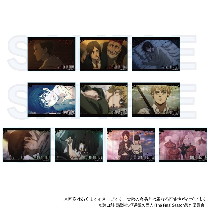 進撃の巨人」The Final Season 場面写アクリルブロック | ワイワイワールド