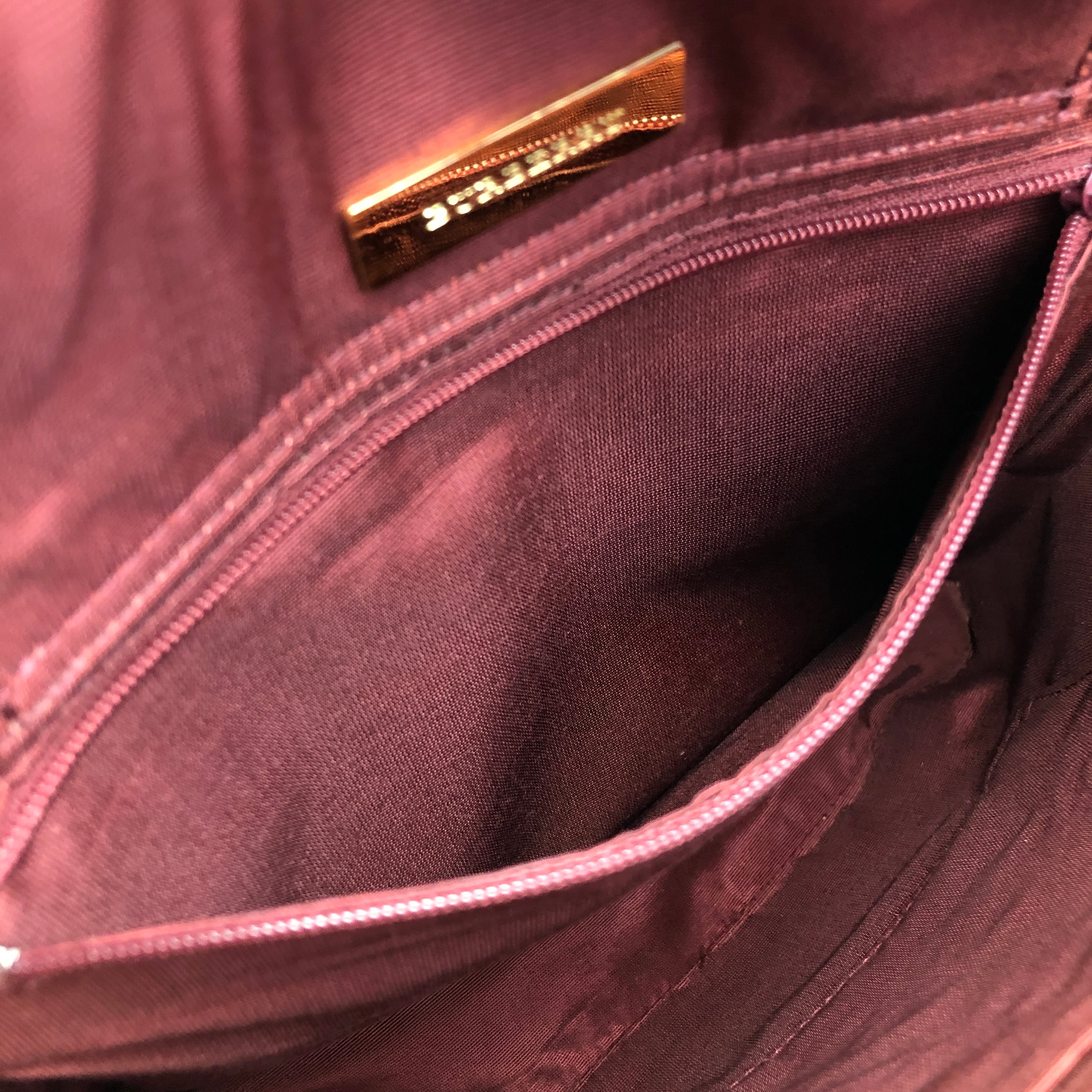 BURBERRY バーバリー ノバチェック ハンドバッグ ベージュ×レッド