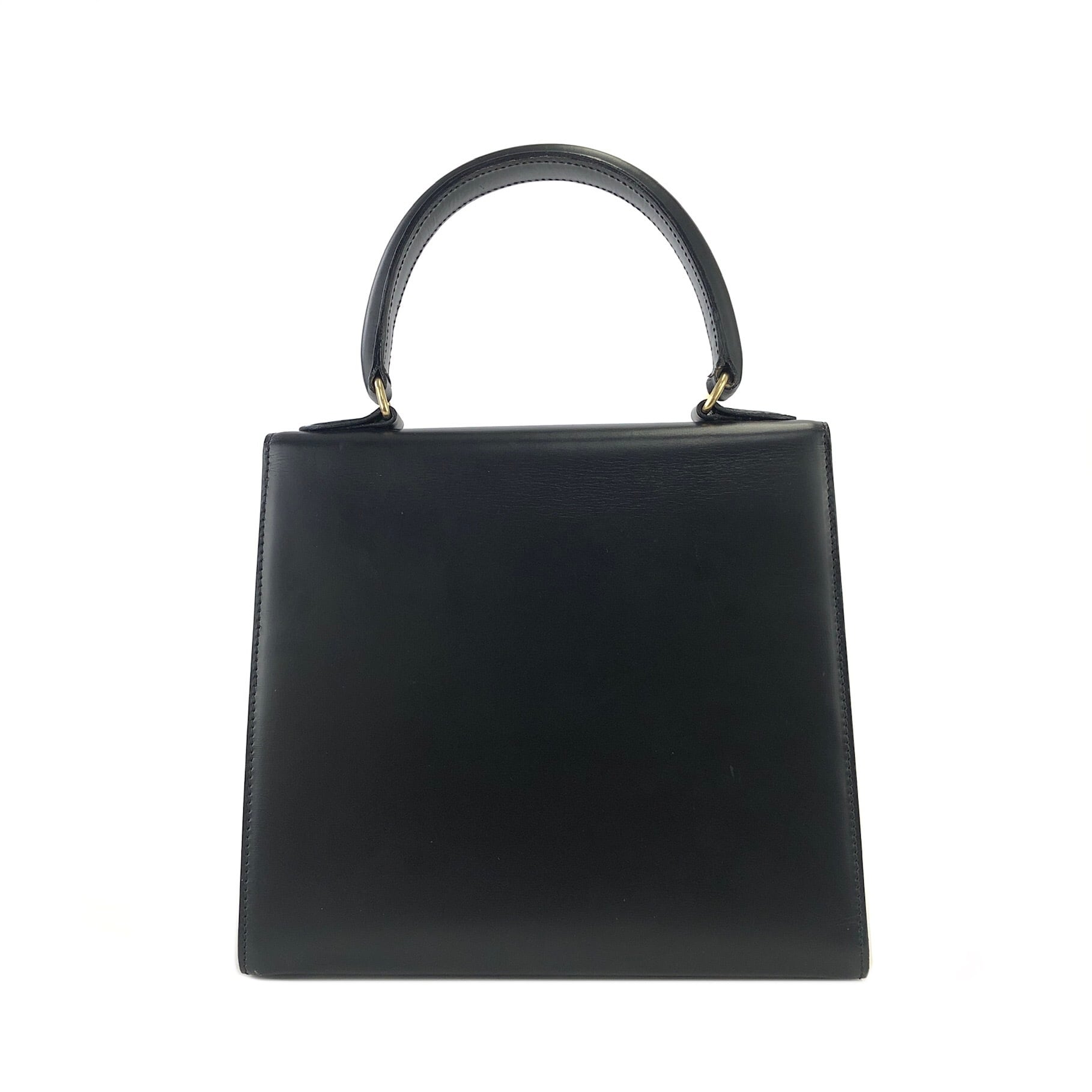 CELINE セリーヌ ガンチーニ レザー ミニバッグ 2way ハンドバッグ