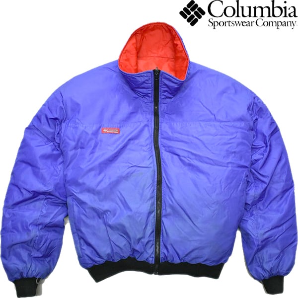 1点物◇ビンテージ80sコロンビアColumbiaリバーシブルダウンジャケット