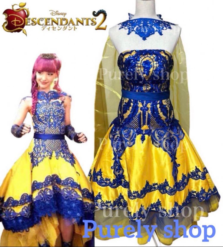 ディズニー ディセンダント2 マル ドレス Dハロ 仮装 衣装 コスプレ