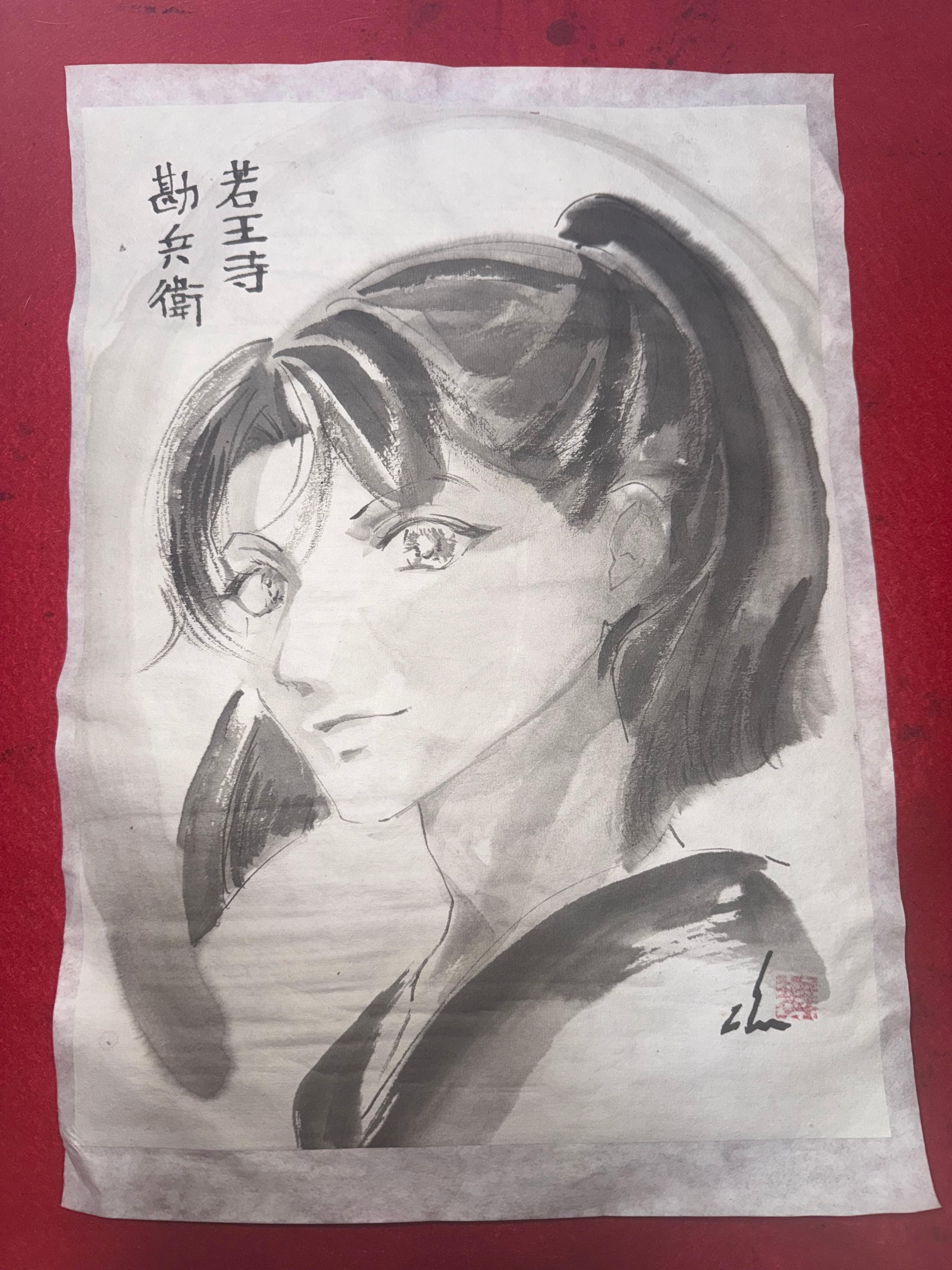 馬 肉筆画 墨絵 水墨画 原画 現品限り | まさい屋