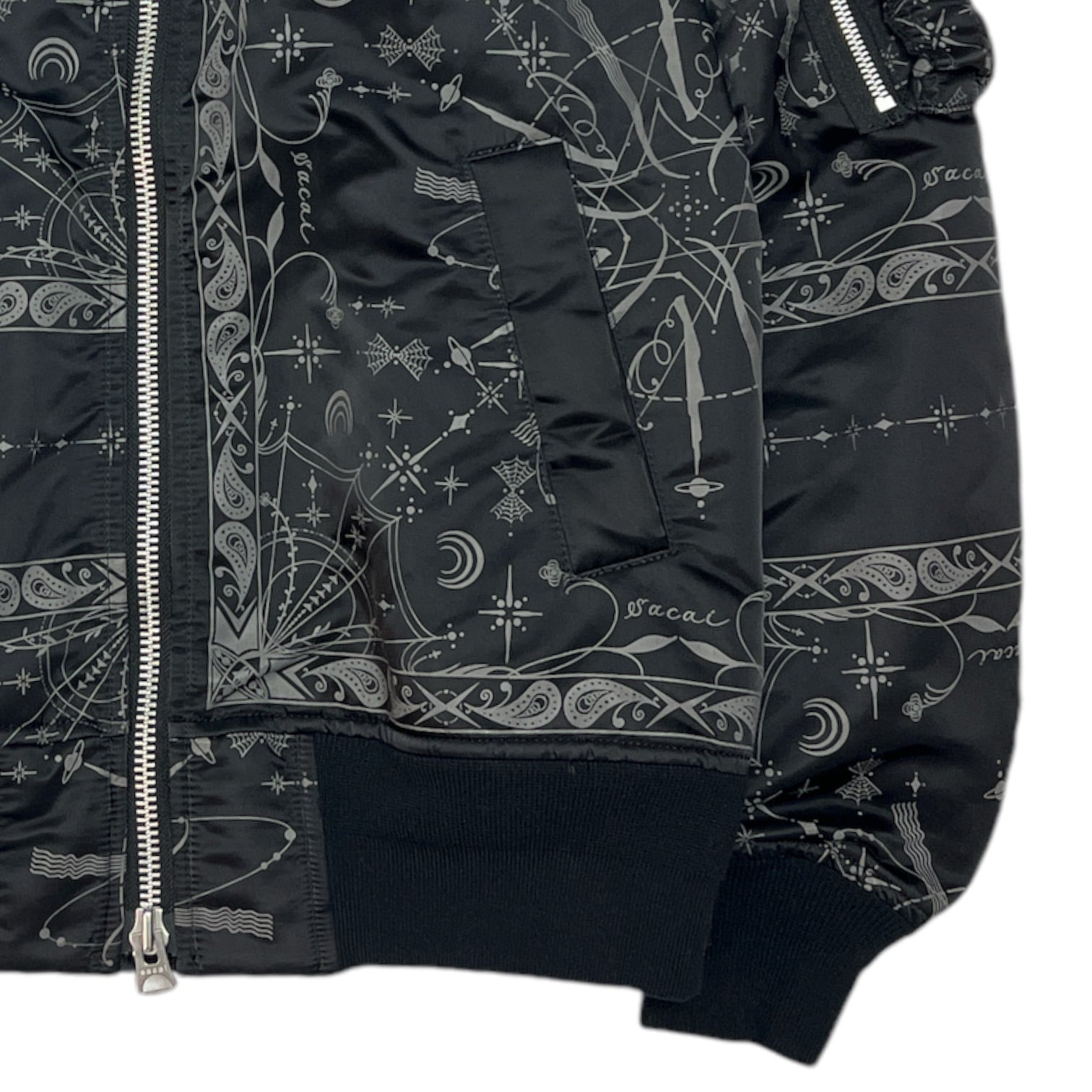 sacai x Dr.woo 20AW Bandana Print Bomber Jacket | A WORD.ONLINE SHOP