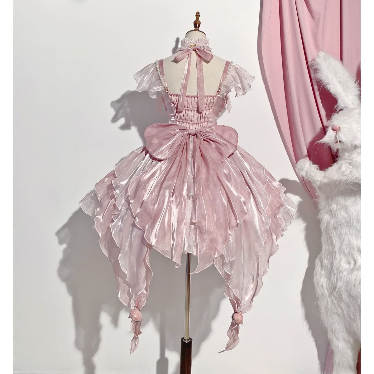 桜色フリルロリータドレス | Maiden's Rêve