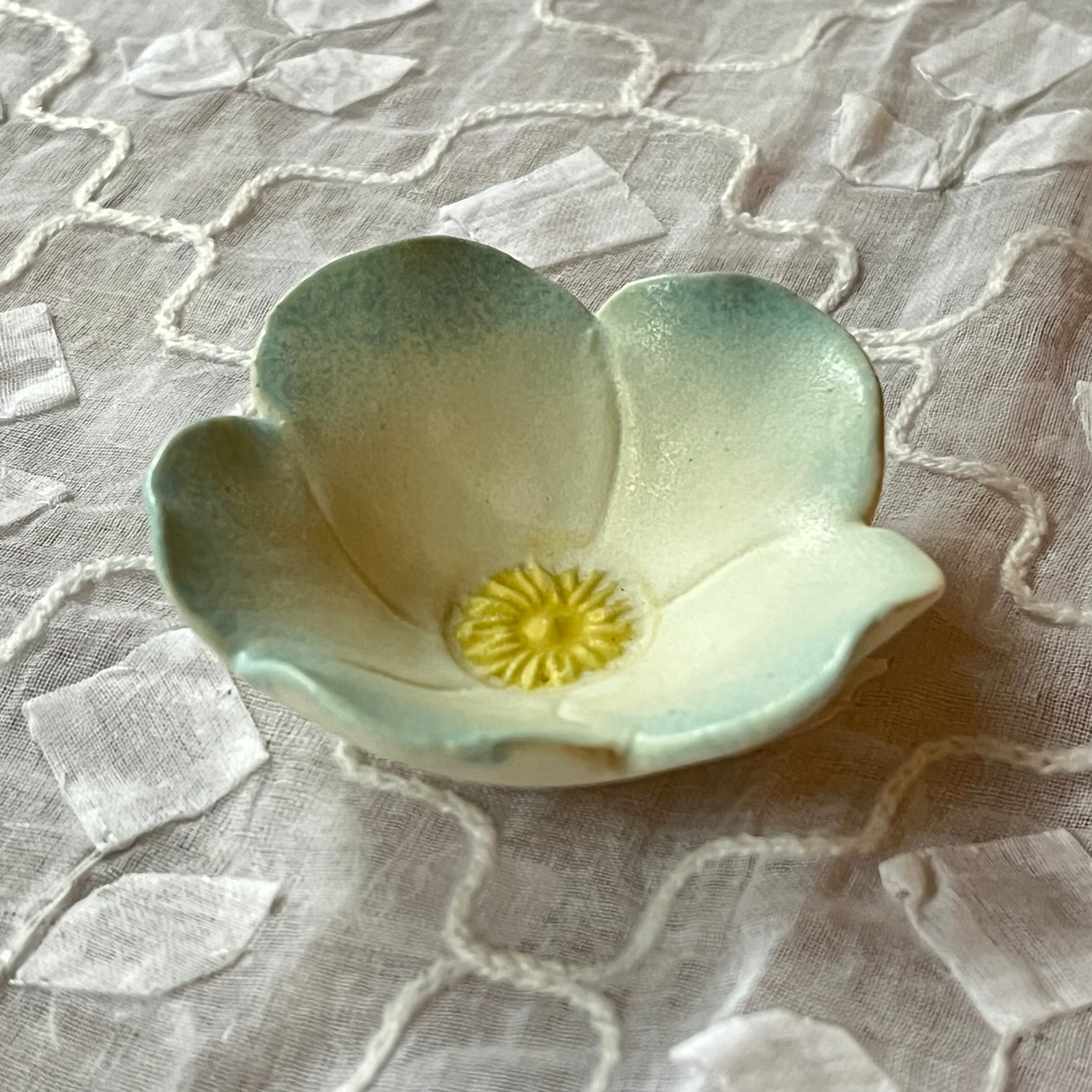 桐箱入】Flower 野の花々 花豆皿セット(幅7cm) | TSUNE;田中恒子の器