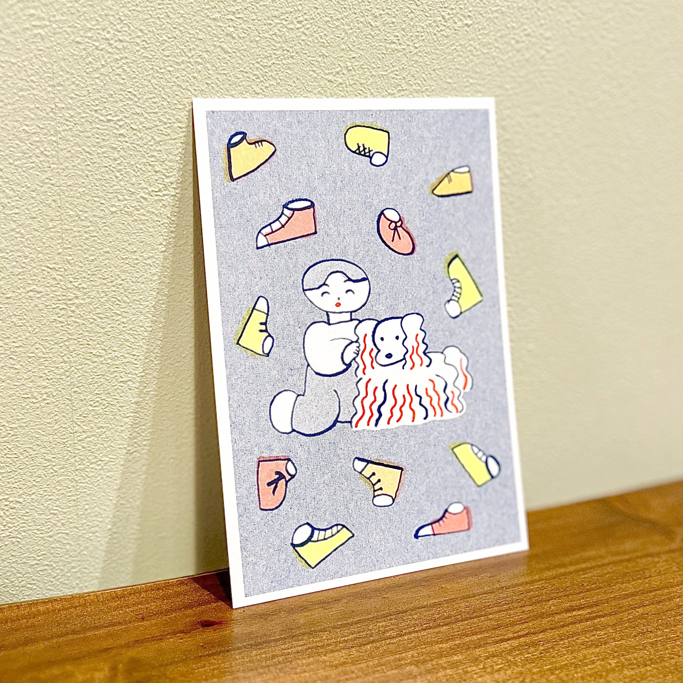 ニシワキタダシ ポストカード 3枚SET いぬといっしょ | POCHETTE