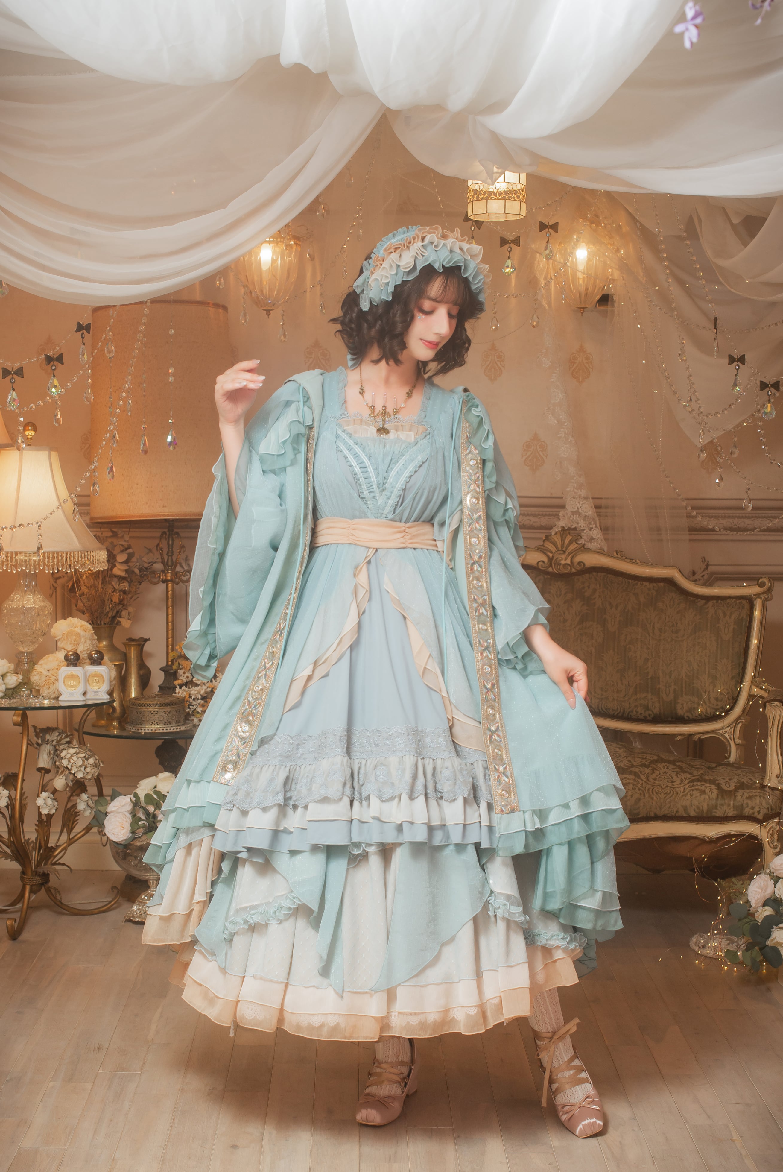 フェリ・ドウ・ロンド レースシフォンヘッドドレス | HoshibakoWorks