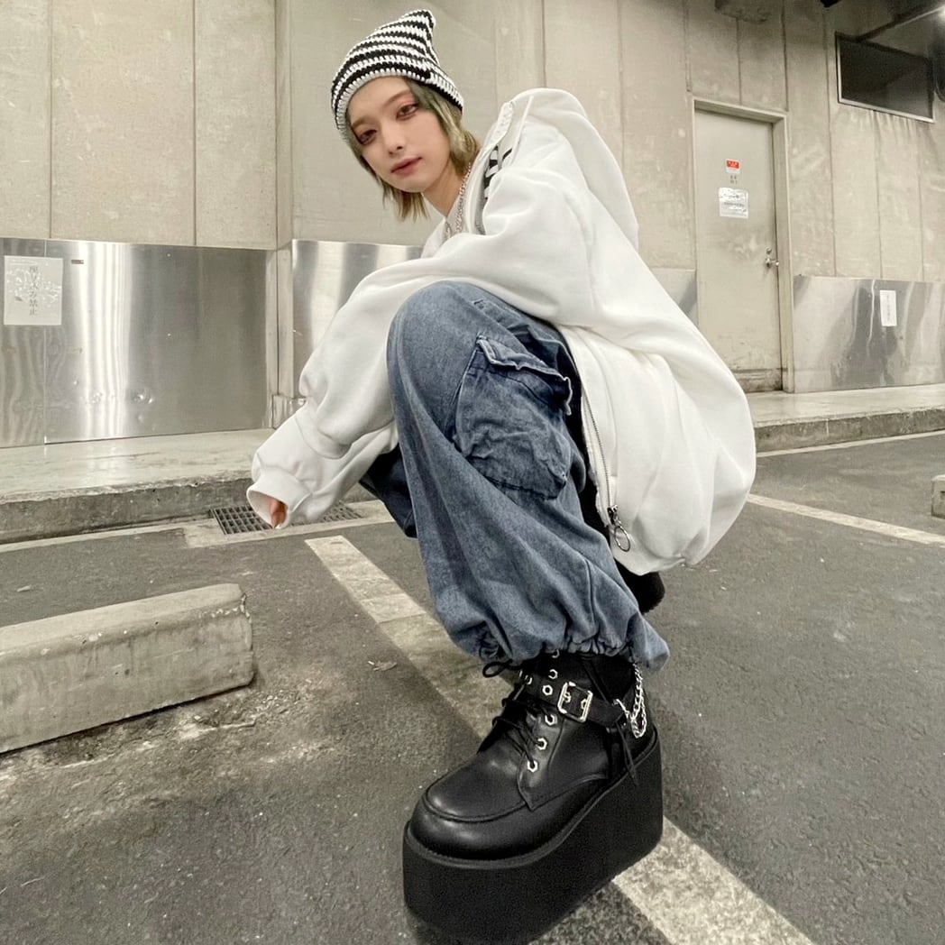 ベルト×チェーン厚底ブーツ(メンズ) | VOLCAN&APHRODITE