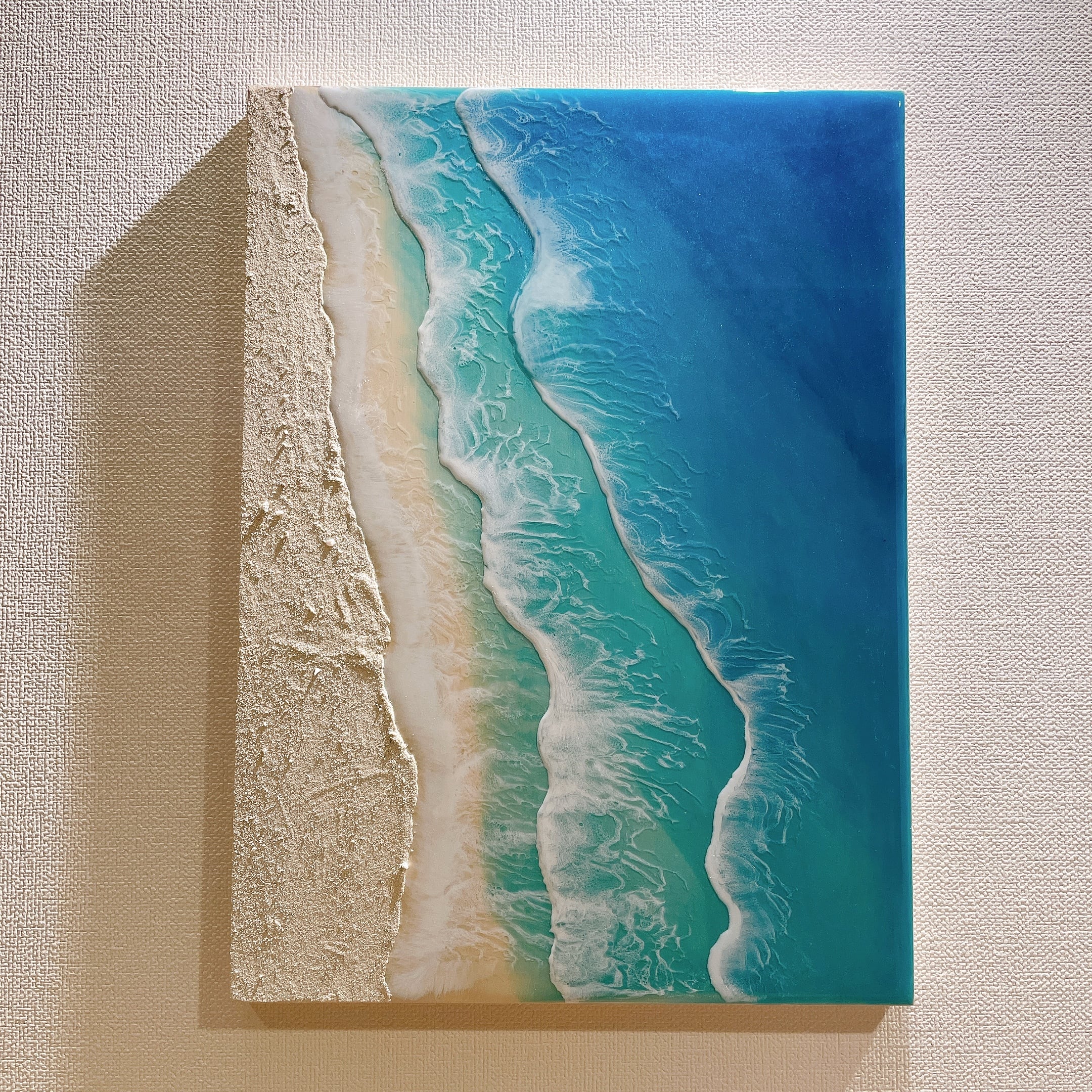 レジン波アート オーシャンアート 海の絵 P8ラージパネル | Pinoxy Art