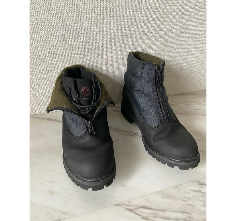00s〜 timberland × woolrich zip up suede leather boots | protocol