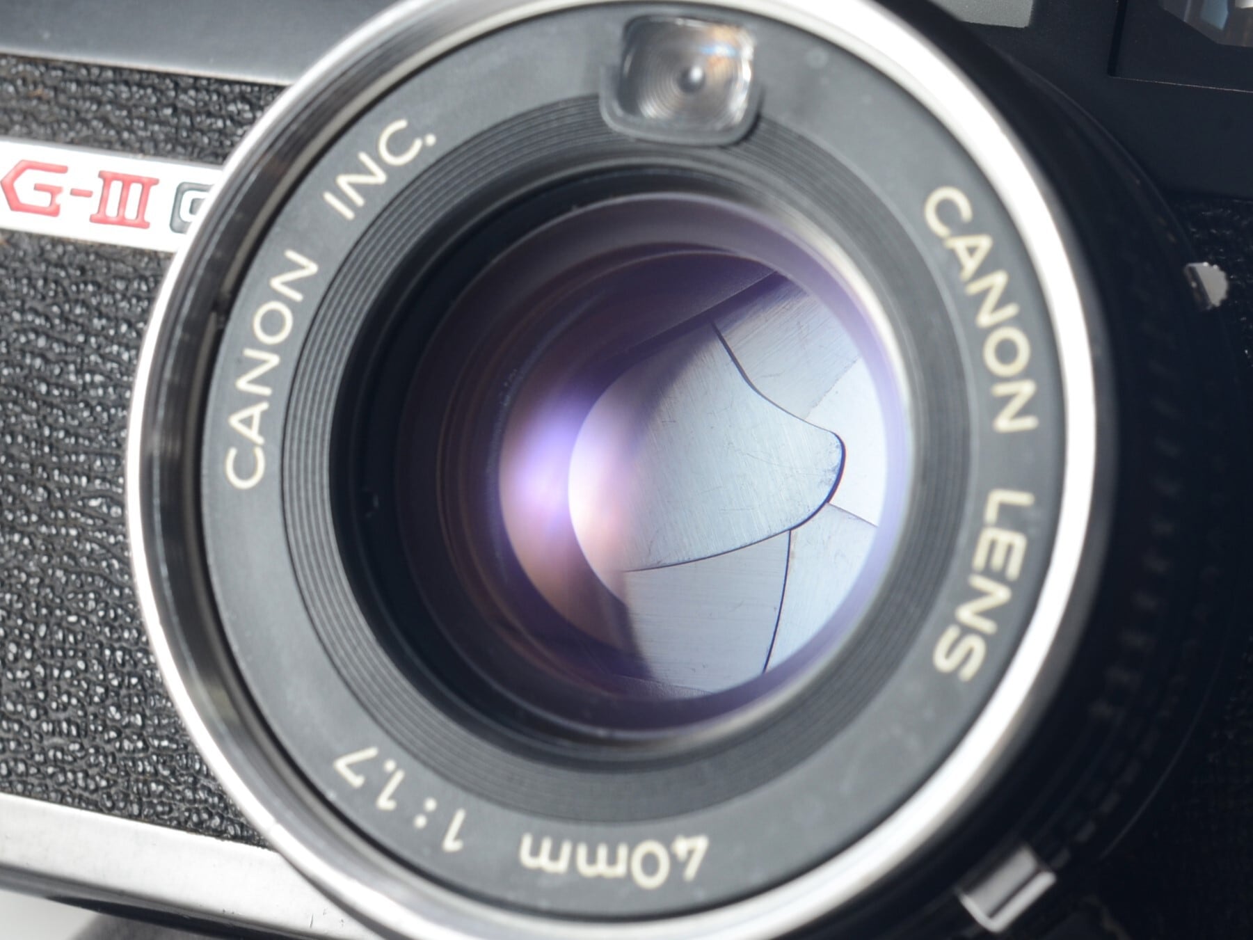 グリーン CANON Canonet QL17 GIII 40mm F1.7 キヤノン Canon Canonet