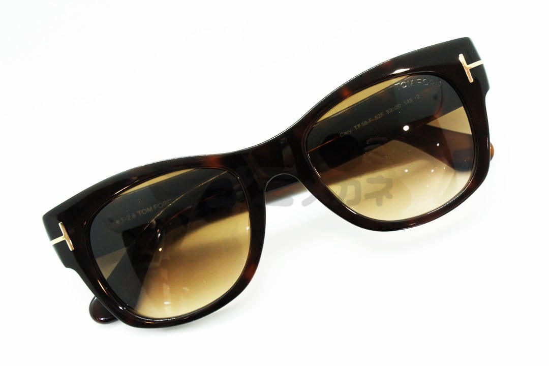 TOM FORD サングラス TF58-F 52F Cary ウェリントン フレーム メンズ