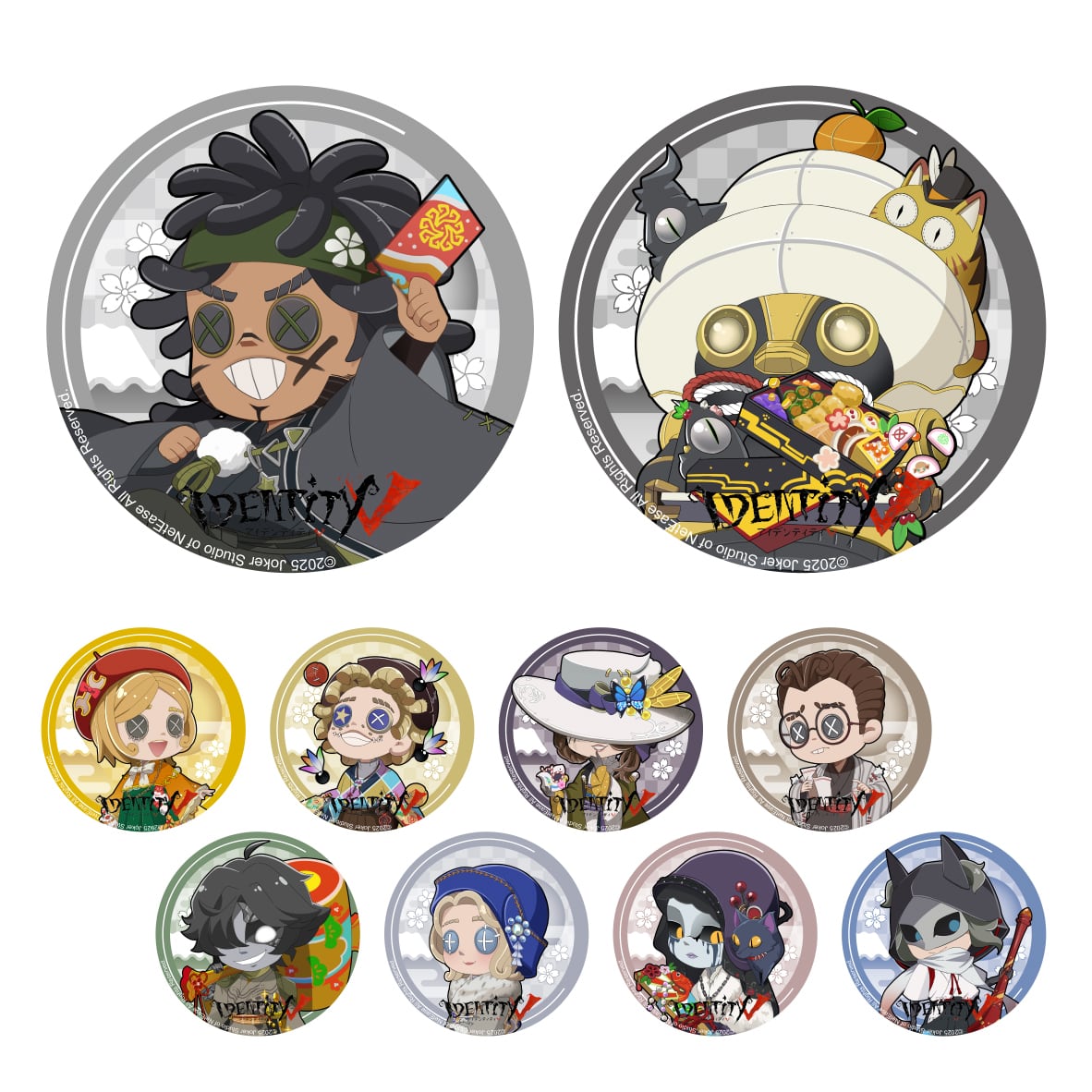 第五人格 スイパラ A賞 缶バッジ 医師 アクリルスタンド 3点セット 第5