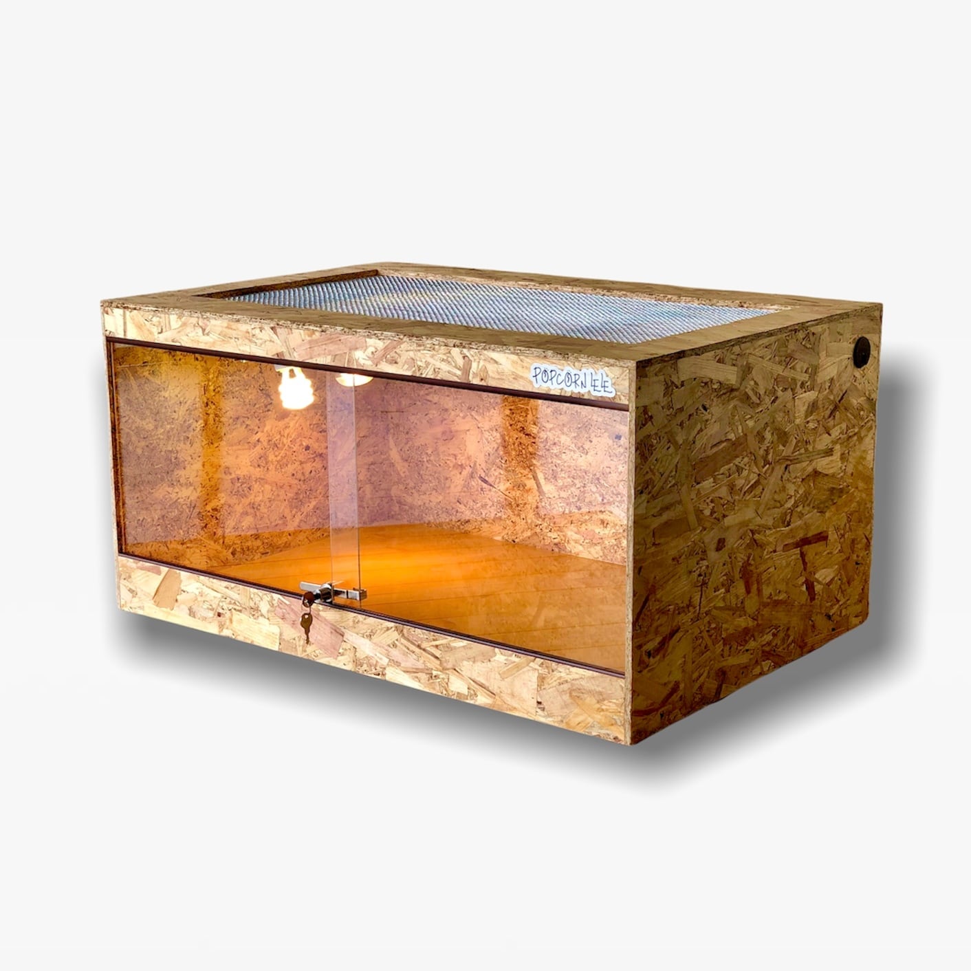 受注生産】POPCORN LELE 爬虫類木製ケージ 幅900×奥行600×高さ450mm