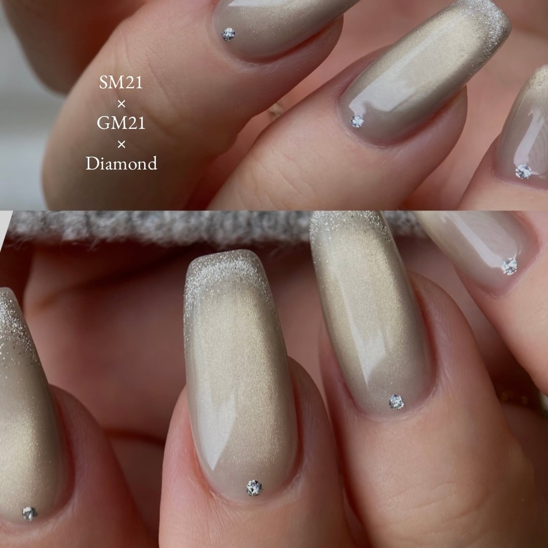 ANNUUM×MOONLIT】Glitter bloom magnet GM21-30(アートブラシ付き