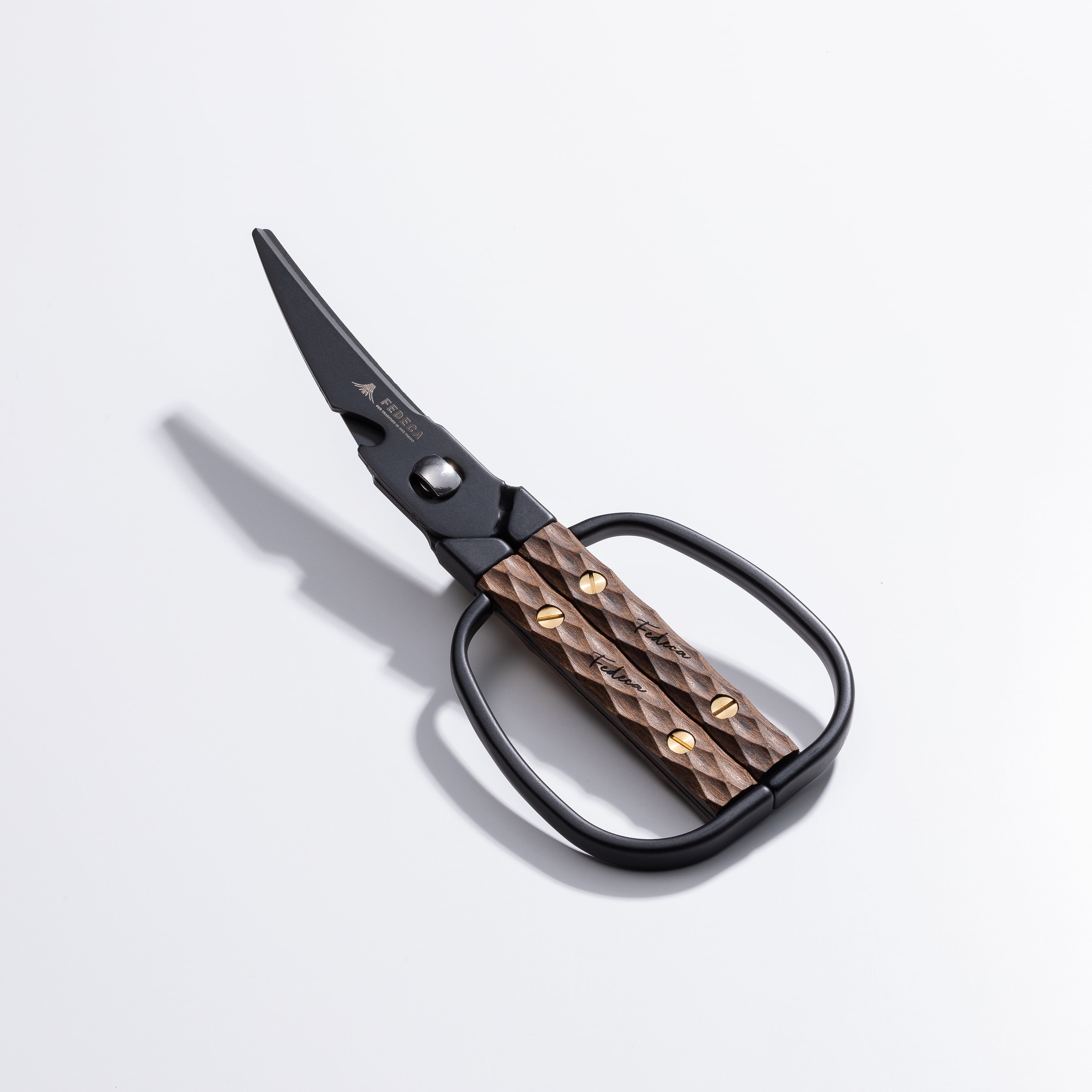 FEDECA フェデカ】キッチンハサミ （ 名栗ブラウン ） | CARNOSA DOORS