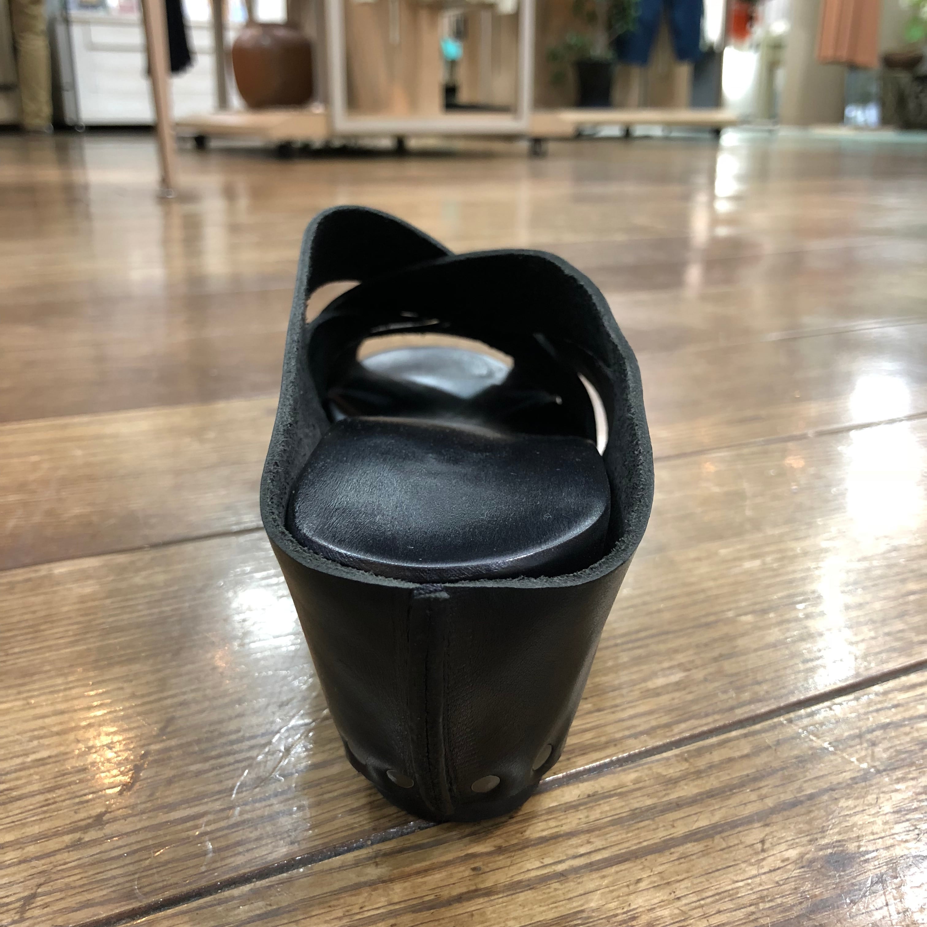 trippen トリッペン ウッドサンダル WOOD TWIST-WAW/WX (ブラック