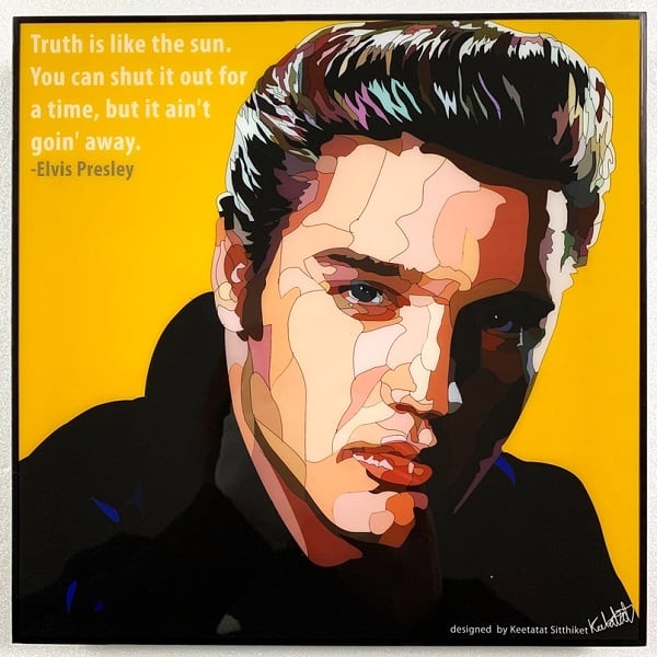 Elvis Presley / エルヴィス プレスリー「ポップアートパネル Keetatat