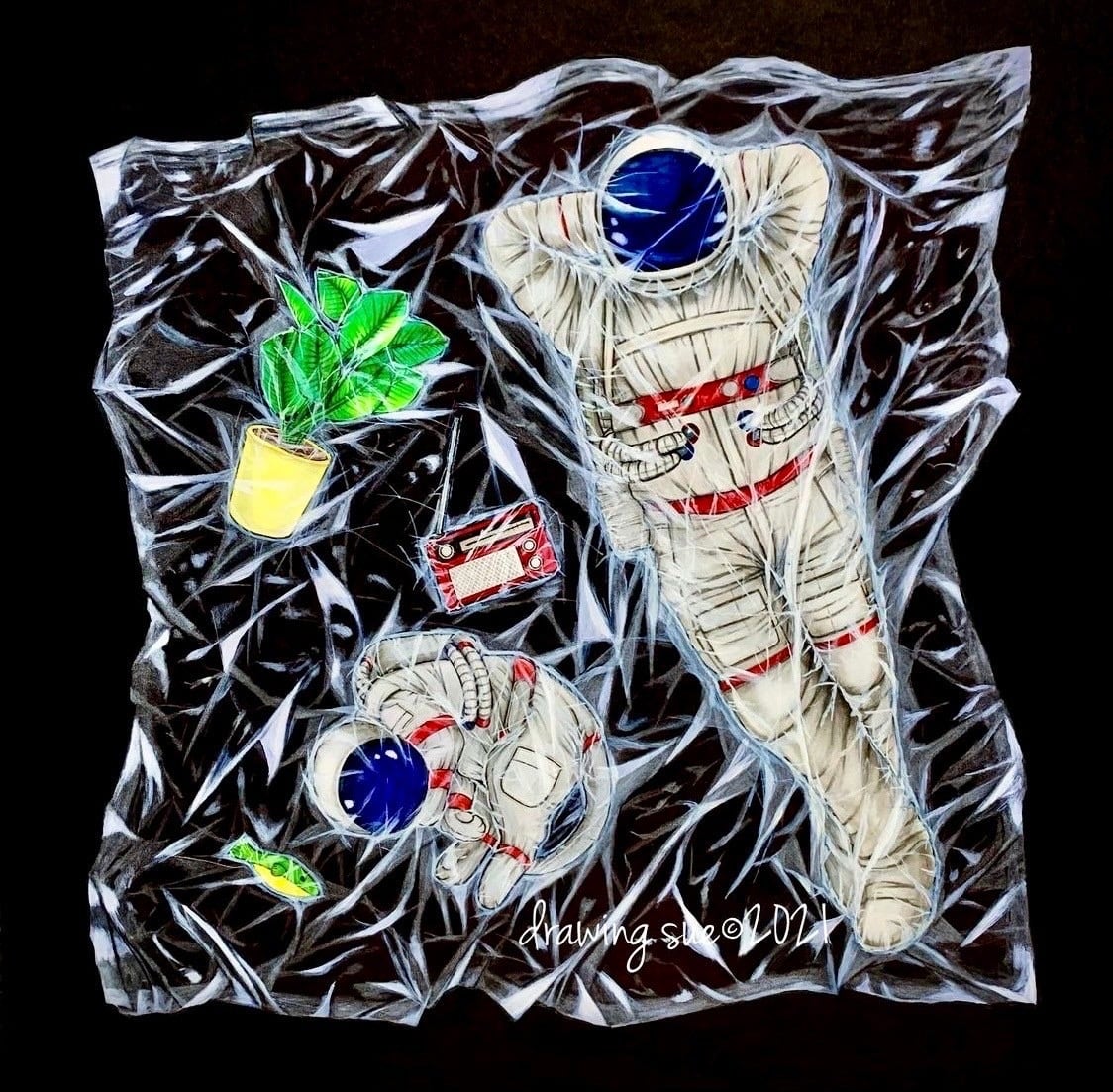 SAFETY SPACE ］ 出展作品・イラスト・絵画・店舗インテリア