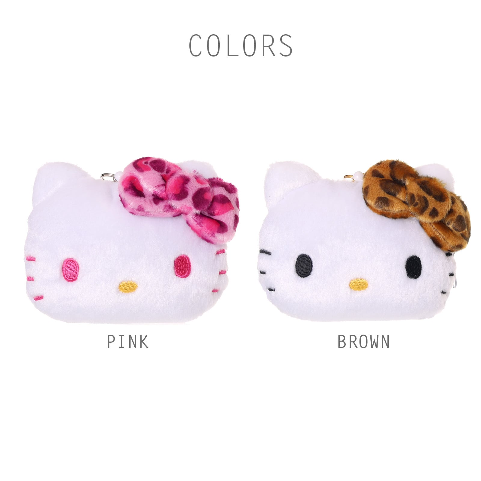 L24215】ハローキティヒョウ柄フェイスパスケース | AXCIS