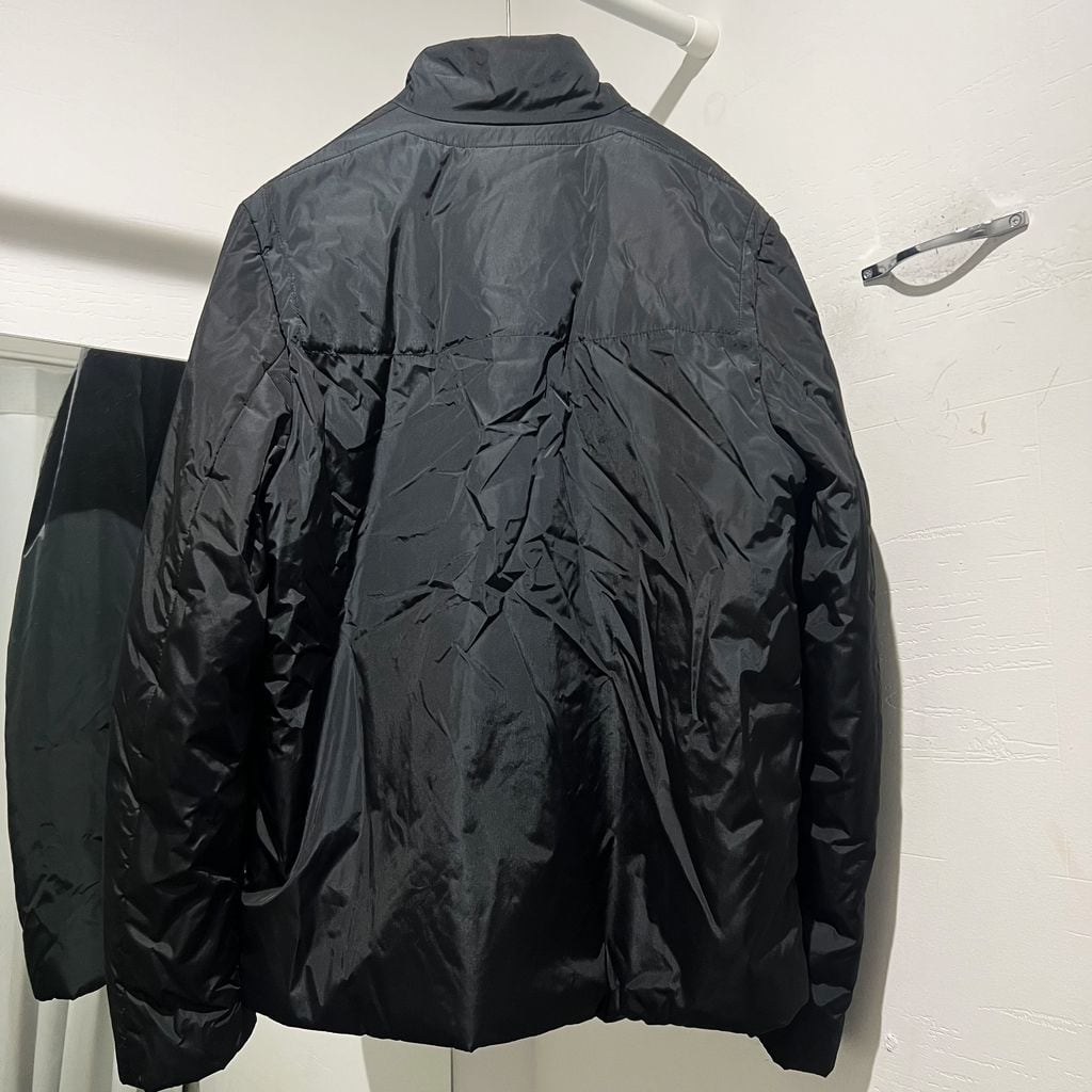 PRADA プラダ 99AW Leather Belt China Jacket ナイロンジャケット