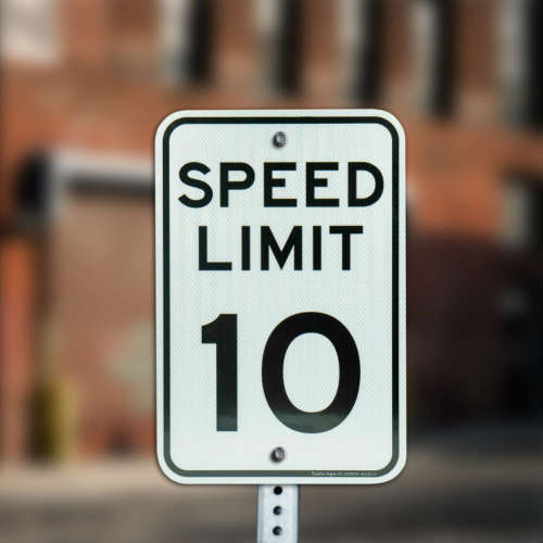 速度制限 10マイル サイン 看板 スピードリミット スピード リミット