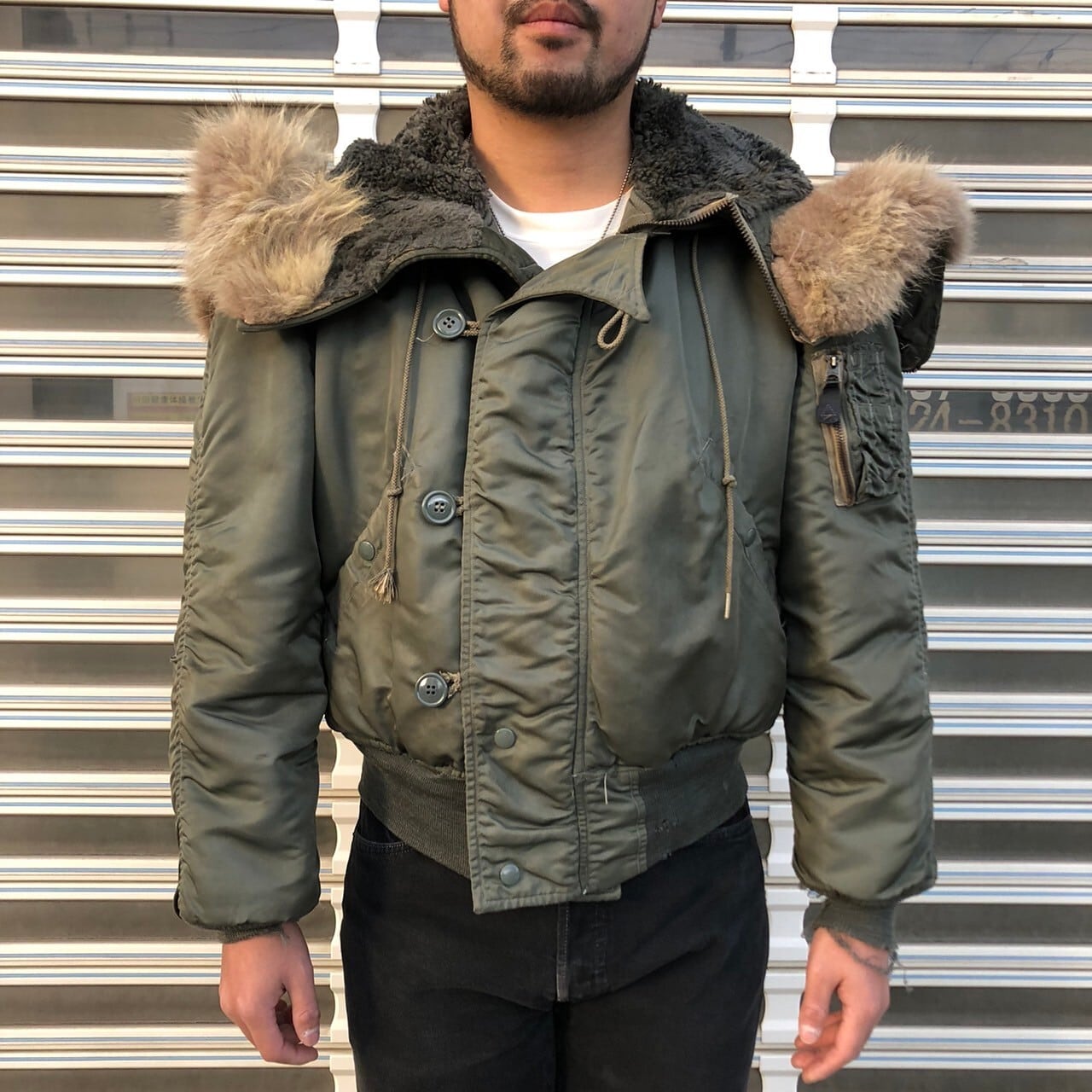 極上 60s 米軍実物 US.AIR FORCE USAF N-2B フライトジャケット