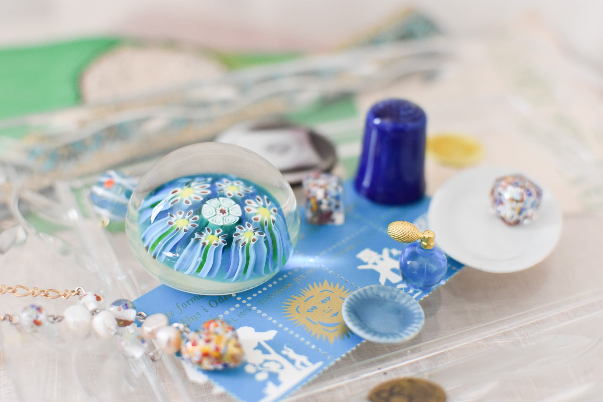 ☘️パースシャー☘️ ガラスペーパーウェイト 文鎮 スコットランド製