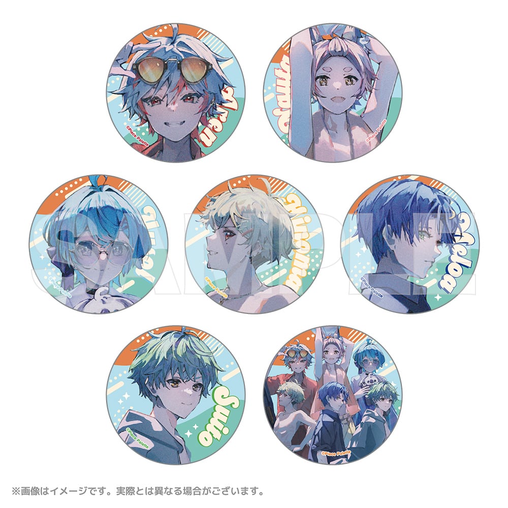 最高×サマー!!!!!!DAYS ランダム缶バッジ | Piece Palette ピスパレ