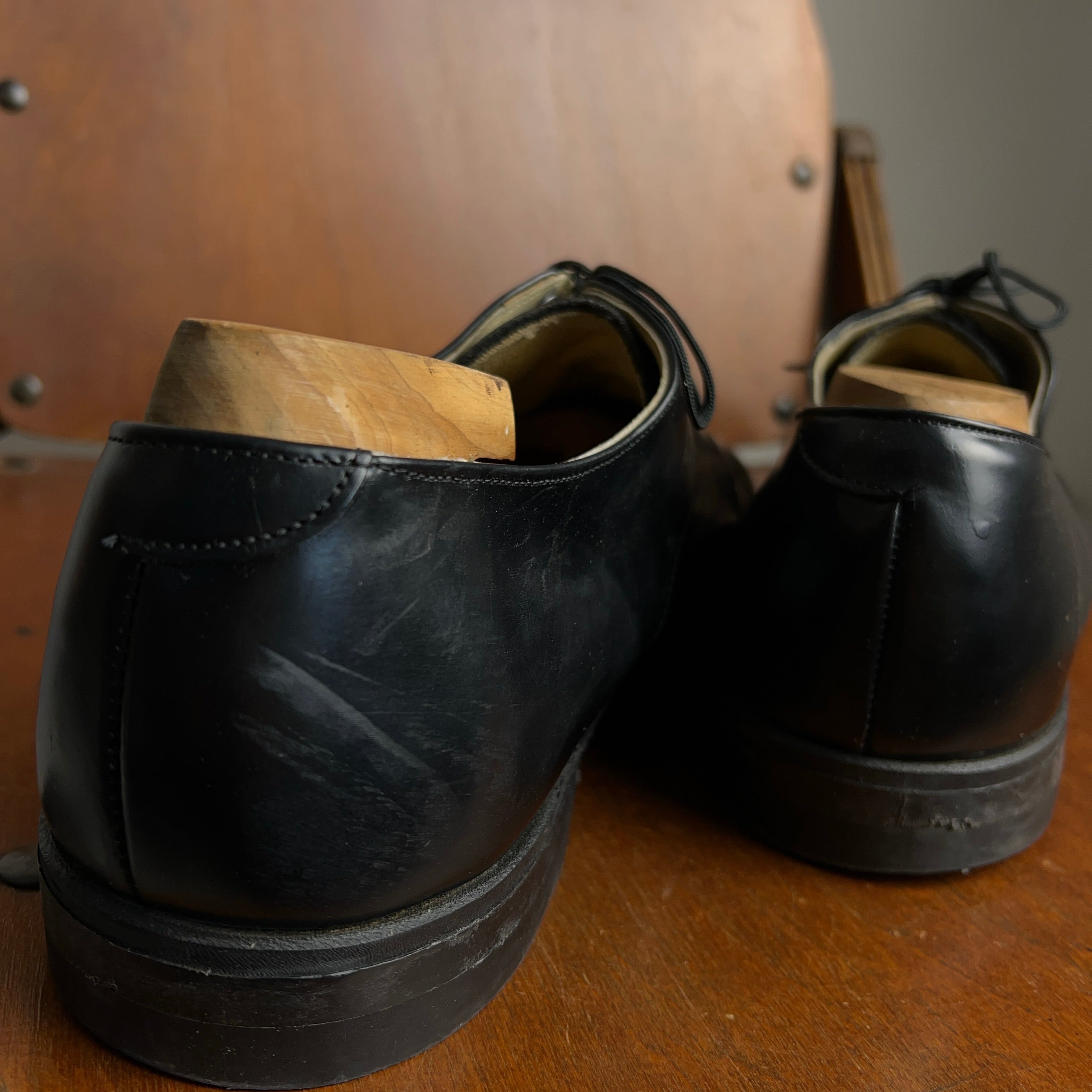 95年 U.S.NAVY SERVICE SHOES Dead Stock 29.5cm 90年代 美品 米海軍