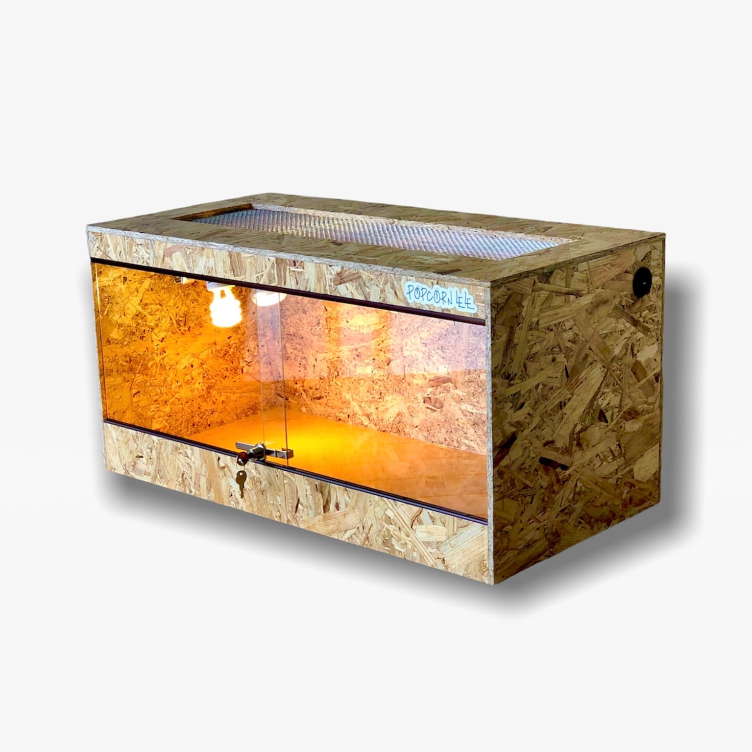 受注生産】POPCORN LELE 爬虫類木製ケージ 幅900×奥行450×高さ450mm