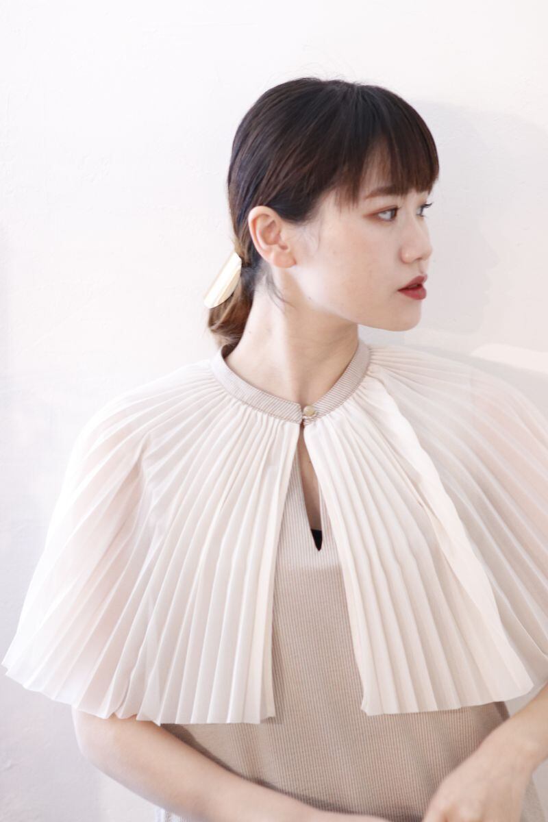 FUMIE=TANAKA フミエタナカ pleats neck OP F23S-09 | ANERCA & L.I.V
