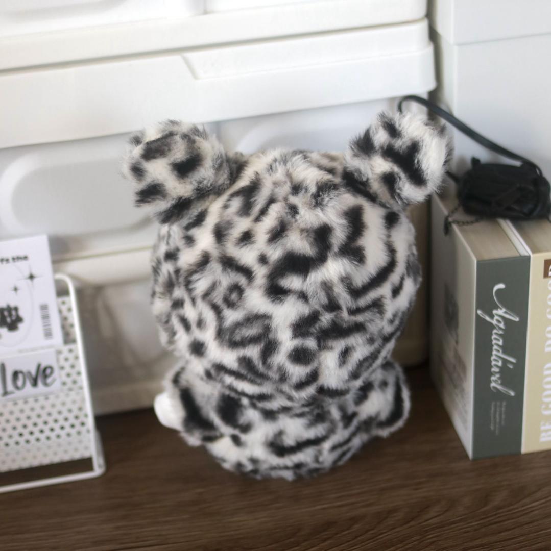 着せ替え ぬいぐるみ服 20cm ヒョウ豹柄 豹柄 アニマル柄 耳付き ぬい