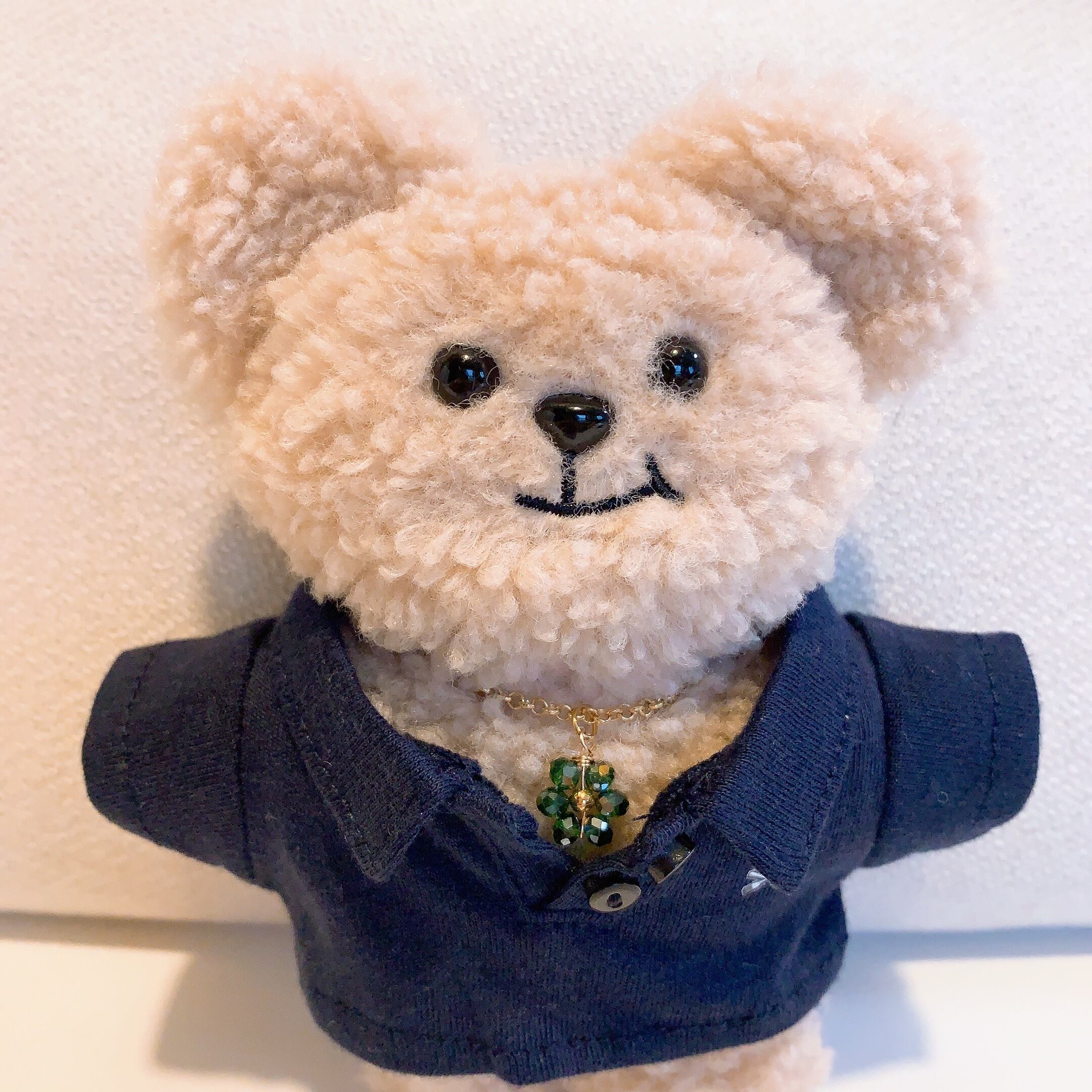 GreenFlowe⚘ネックレス フラワービーズ シャツ トップス ぬい服 ぬい