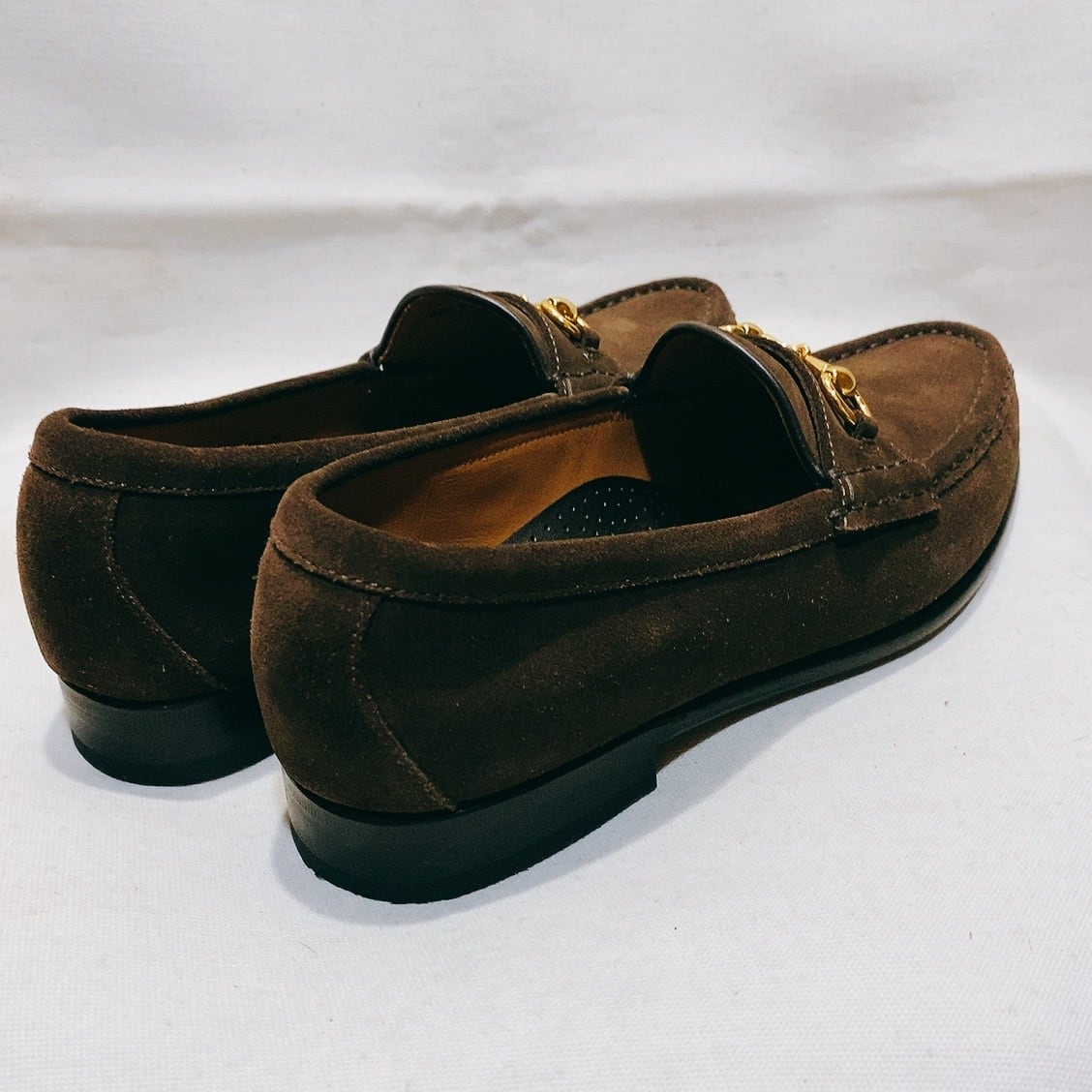 リーガル ローファー 焦げ茶色 スウェード ビットローファー ホース