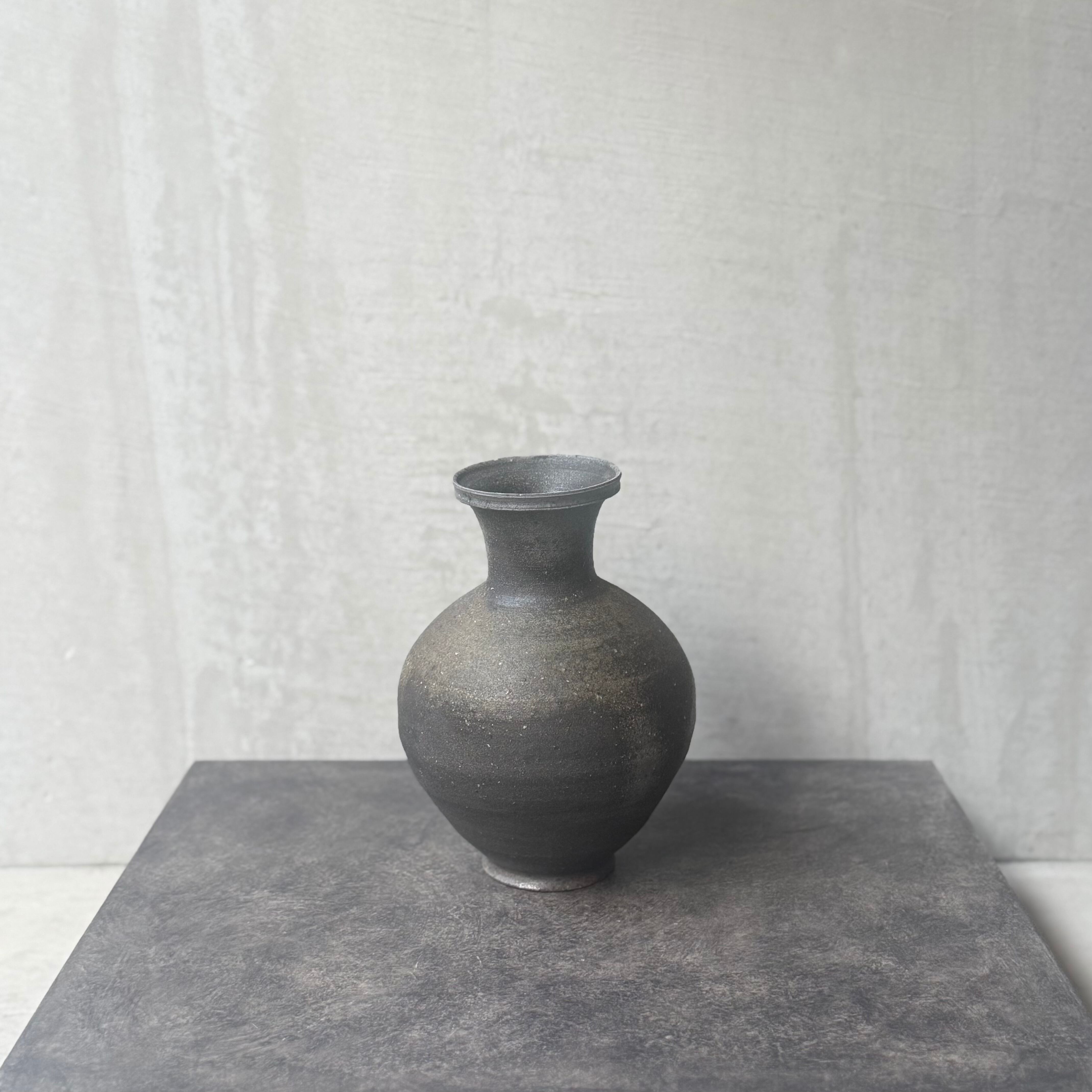 清水善行 須恵長頸壺 | gallery 一白