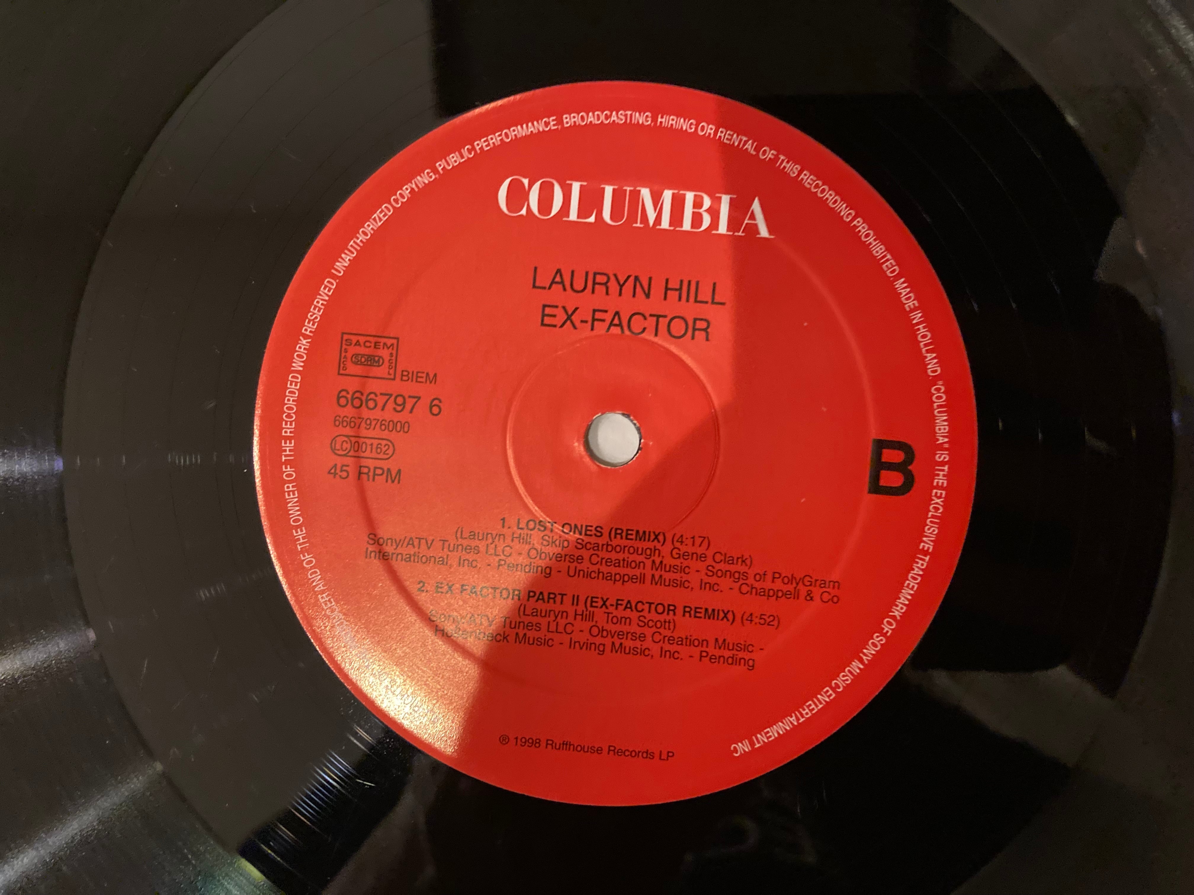 LAURYN HILL / Ex factor | sixteen records (シックスティーンレコード)