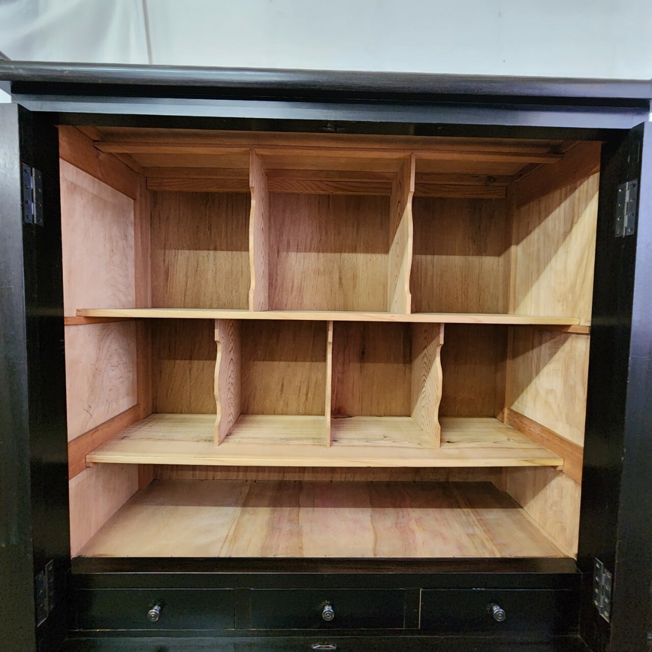 大正ロマン 緑の色硝子 書棚 e | アンティーク雑貨・家具・骨董品