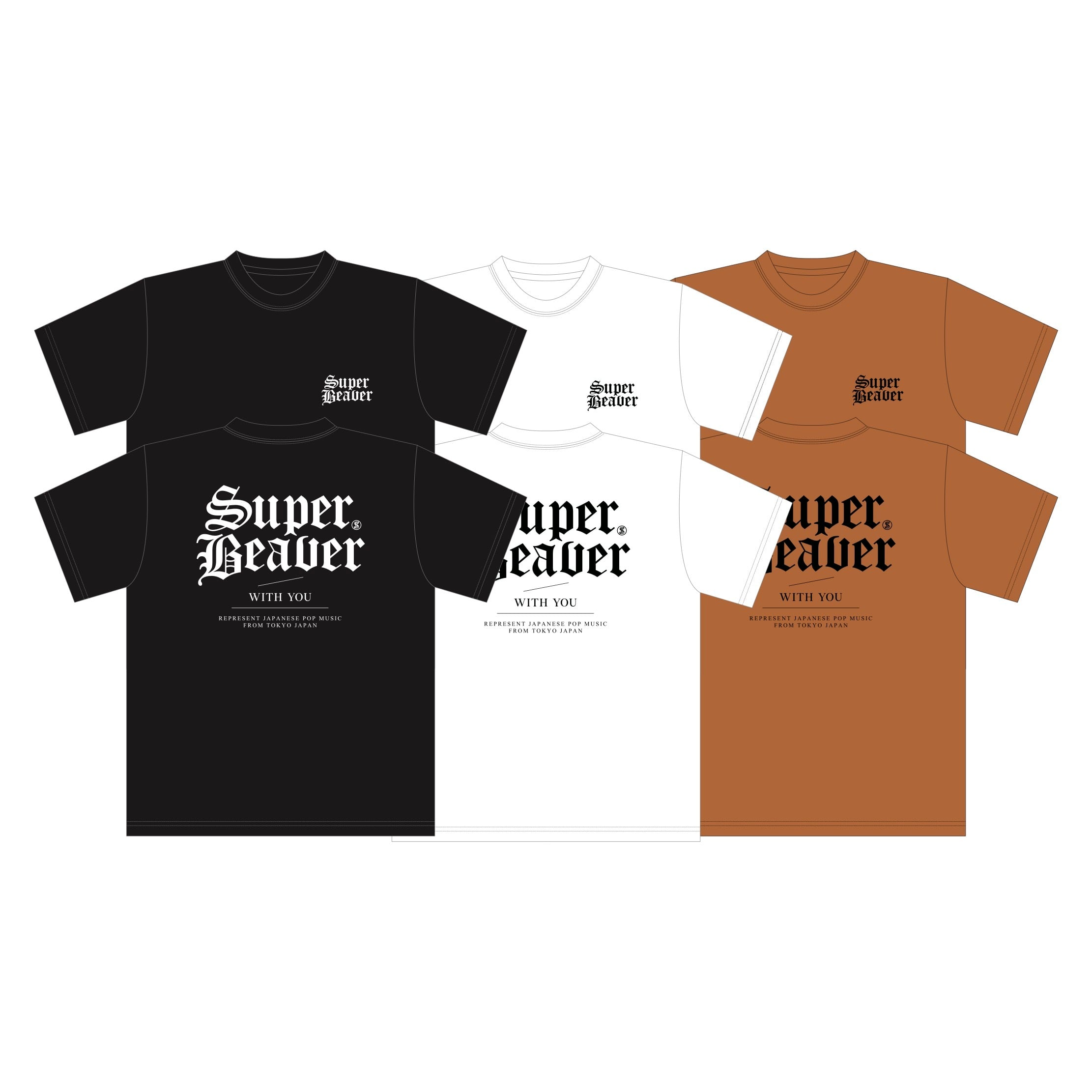 タイポグラフィTシャツ | SUPER BEAVER OFFICIAL WEBSTORE