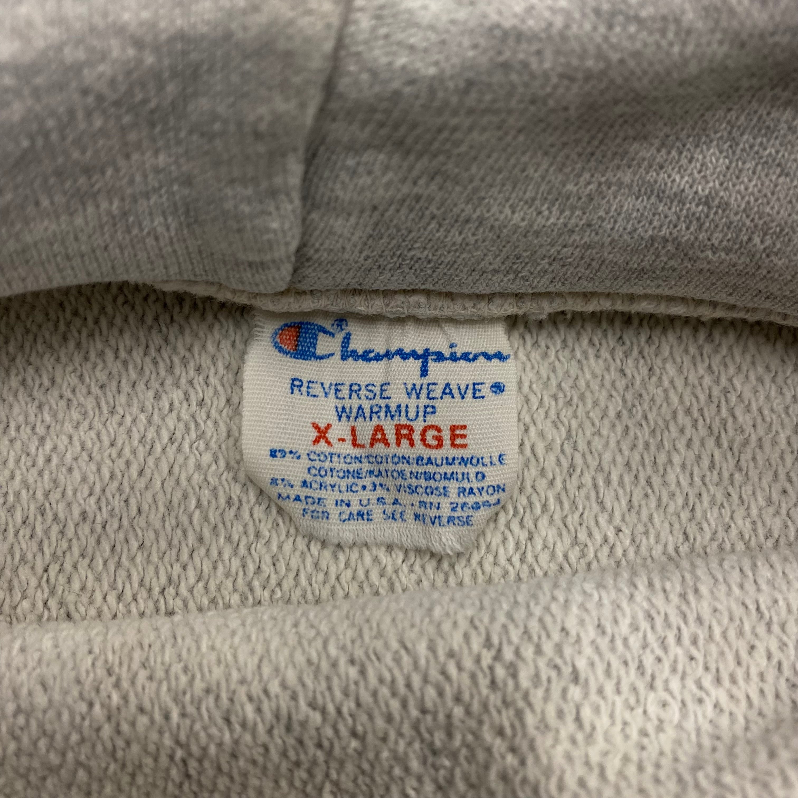 80s Champion LIFE GUARD 襤褸 BORO REVERSE WEAVE グレー スウェット