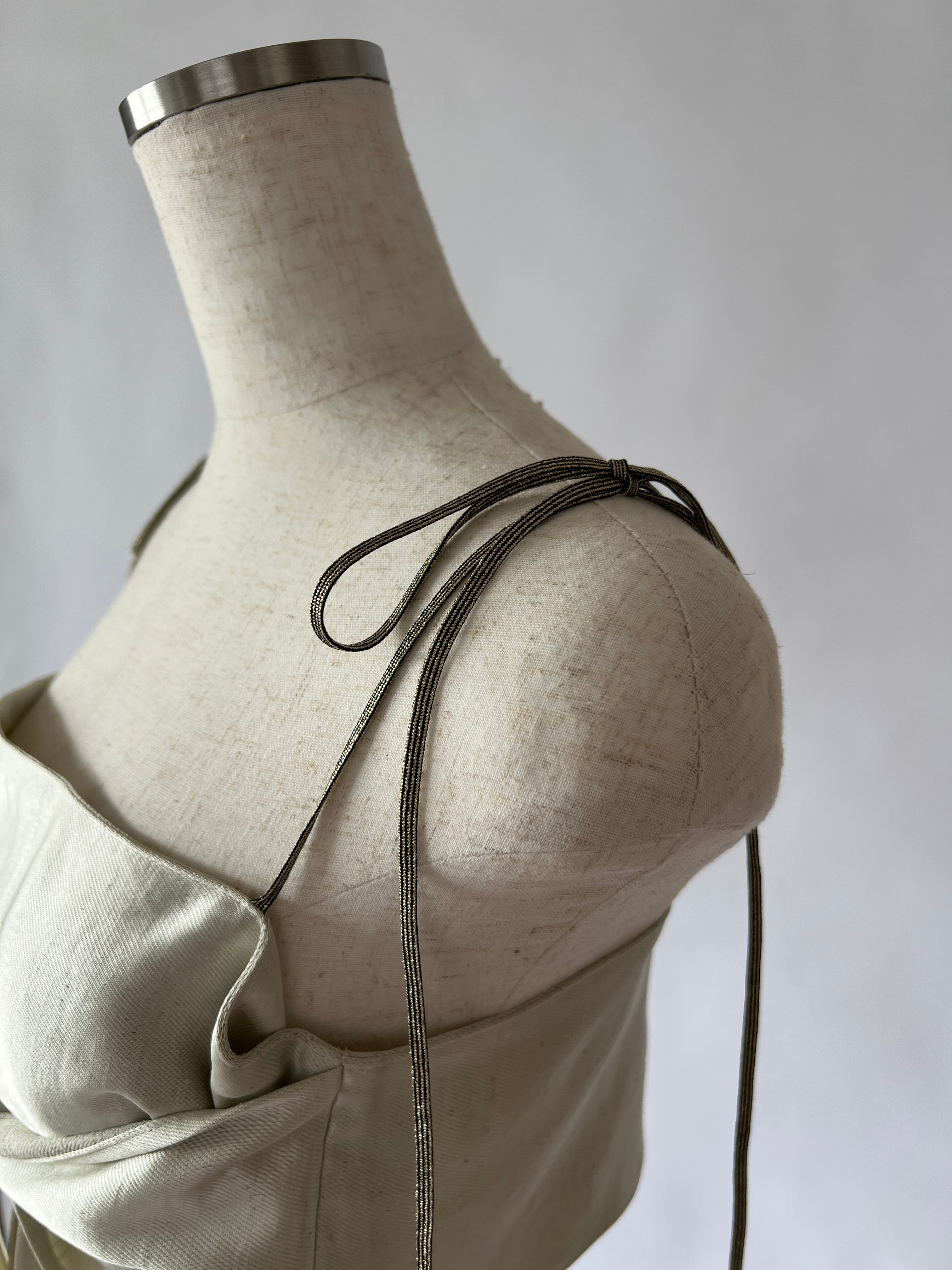 ANNIK タイブラトップ Bra-top with tie タイブラトップ Bra-top with