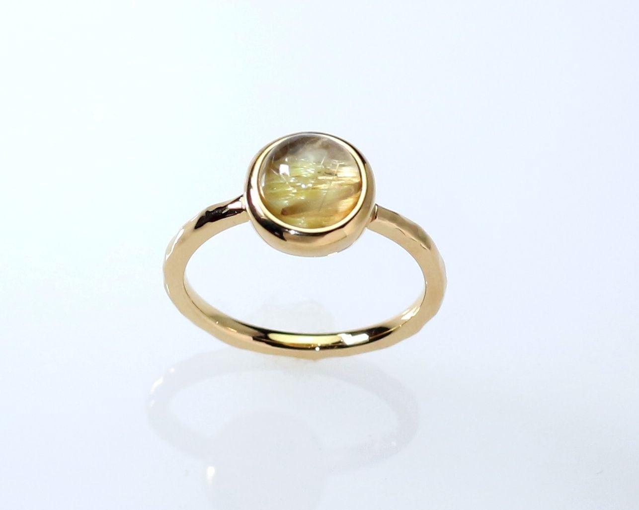 K18YG ルチルクォーツキャッツアイリング 1.49ct | Atelier Ozaki