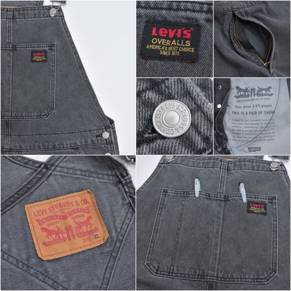 Levi's リーバイス デニム オーバーオール ヴィンテージ 後染め