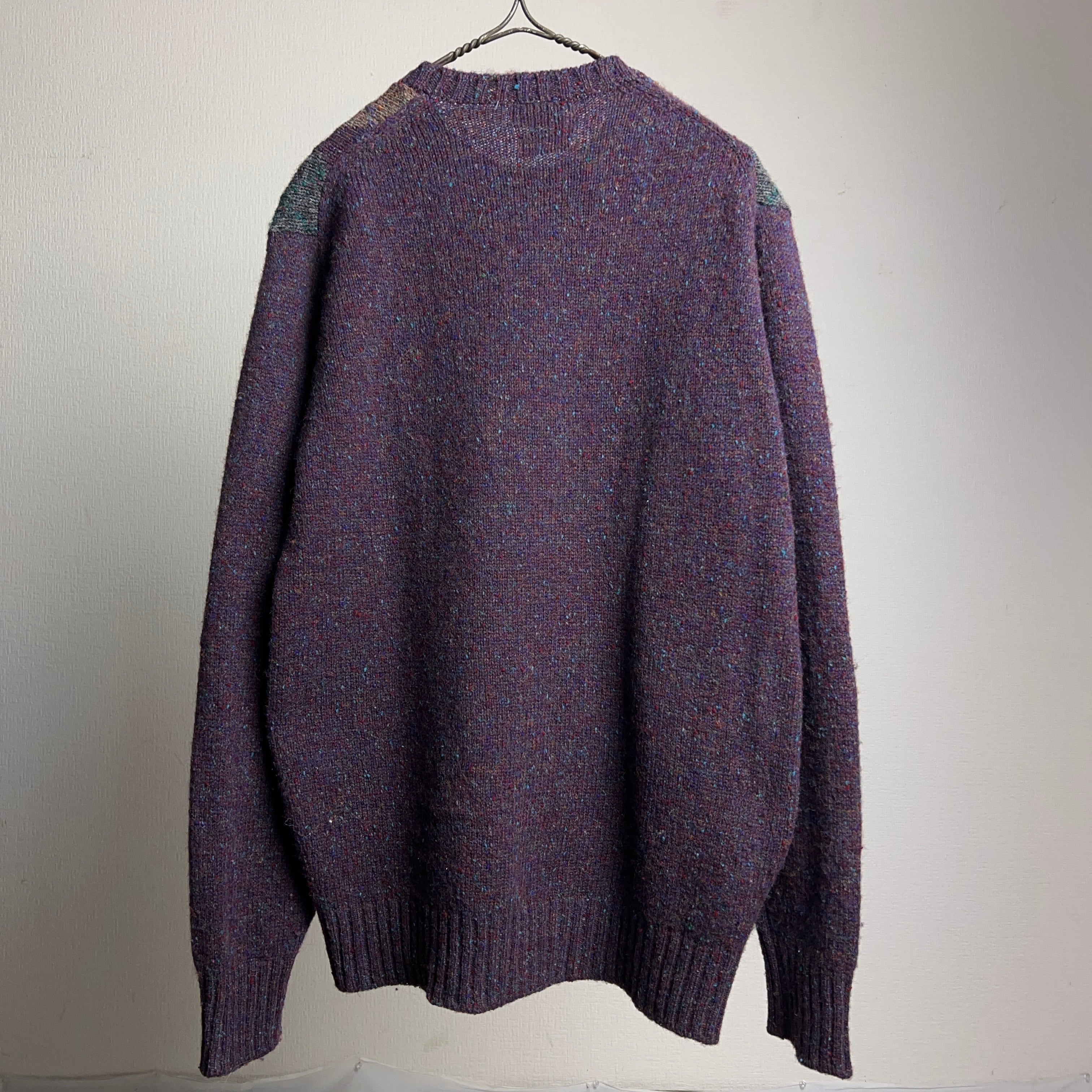60's~70's Alan Pain Wool Knit Sweater 60年代 70年代 アランペイン