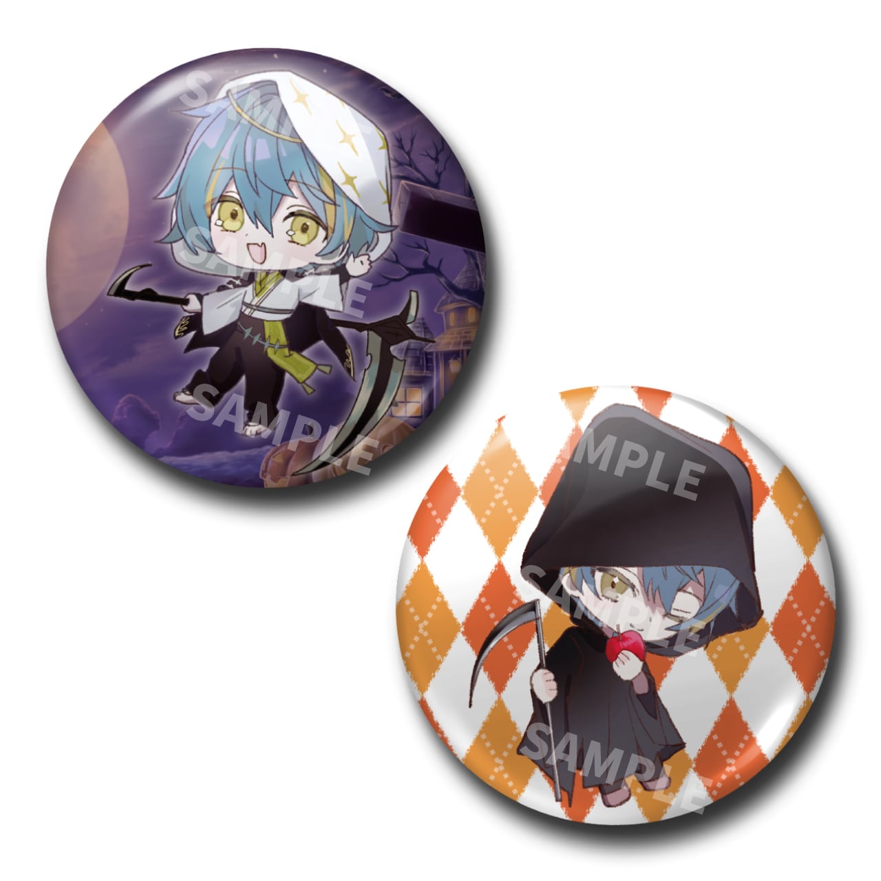 ハロウィン限定ランダム缶バッジ（全12種） | Midnight6 ONLINE STORE