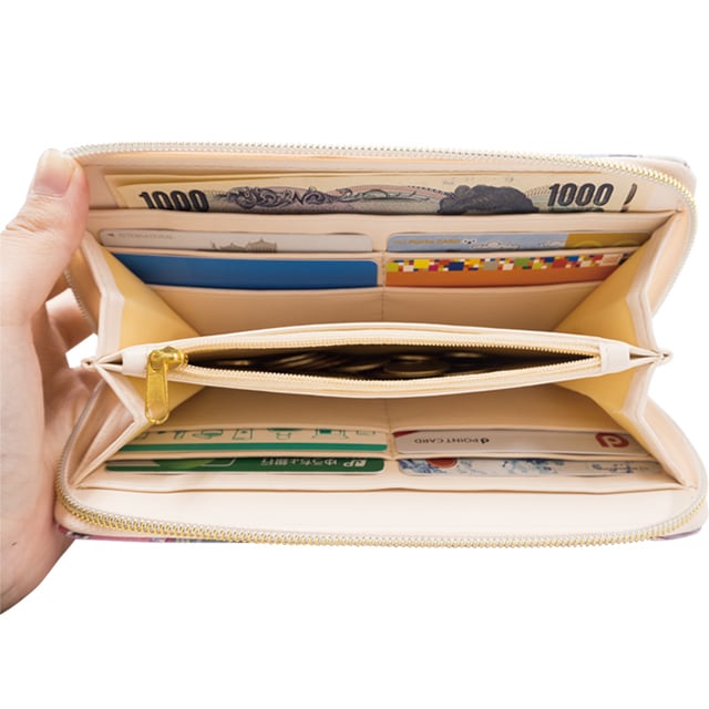 べべ柄ラウンドファスナー長財布『劇場版魔法少女まどか☆マギカ